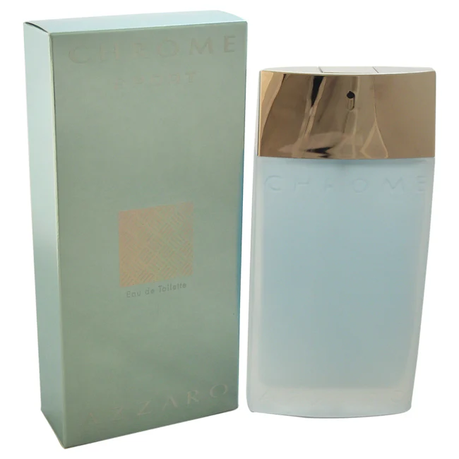 Azzaro Chrome Sport by Azzaro for Men - 3.4 oz EDT Spray - Olabens