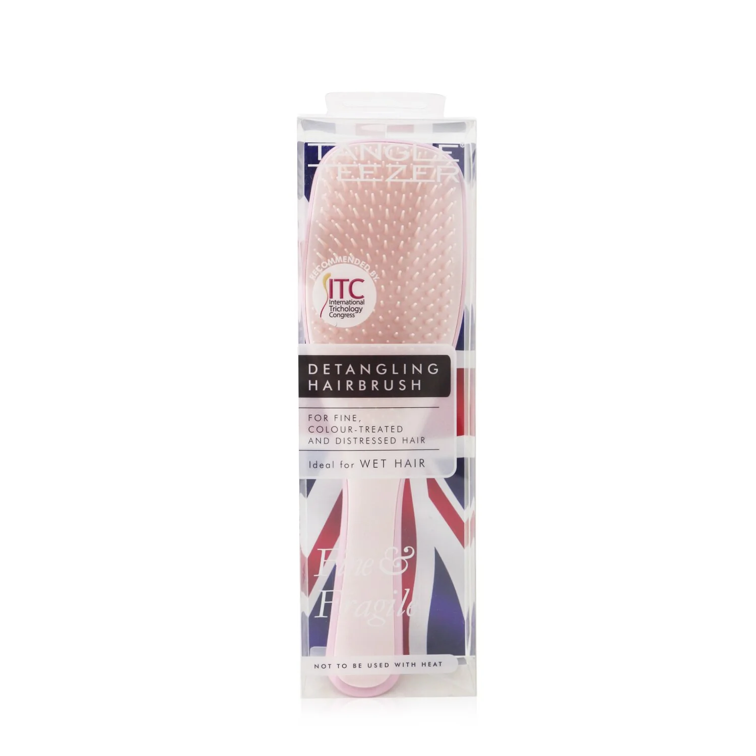 Tangle Teezer The Wet Detangling Fine & Fragile Hair Brush - # Pink  1pc - Olabens