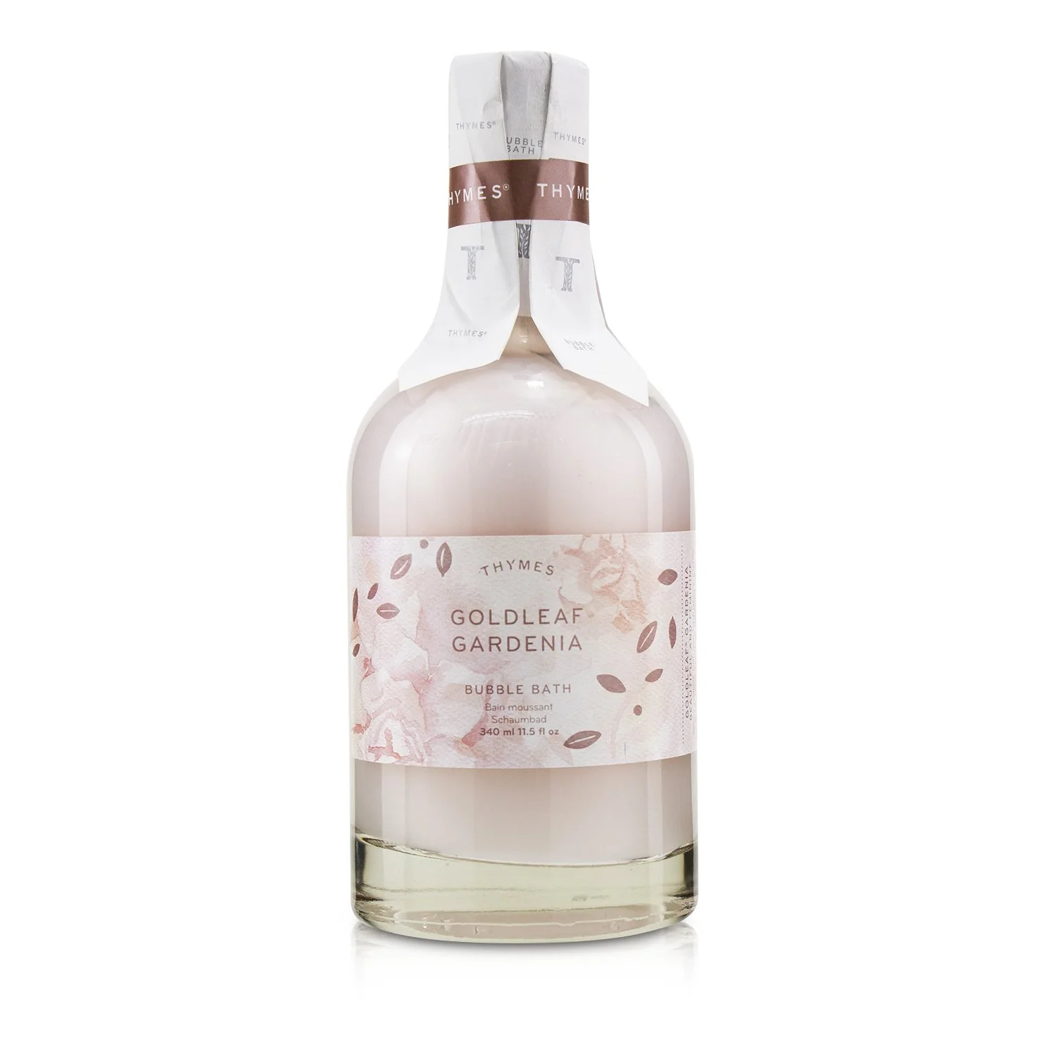 Thymes Goldleaf Gardenia Bubble Bath  340ml/11.5oz - Olabens