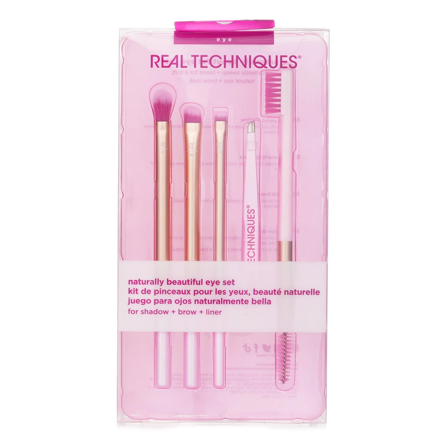 Real Techniques Naturally Beautiful Eye Set  5pcs/box - Olabens