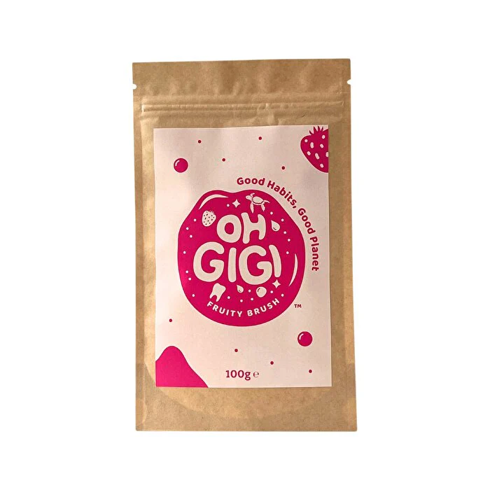 OhGiGi ohGiGi Tooth Powder Fruity Brush Refill 100g - Olabens