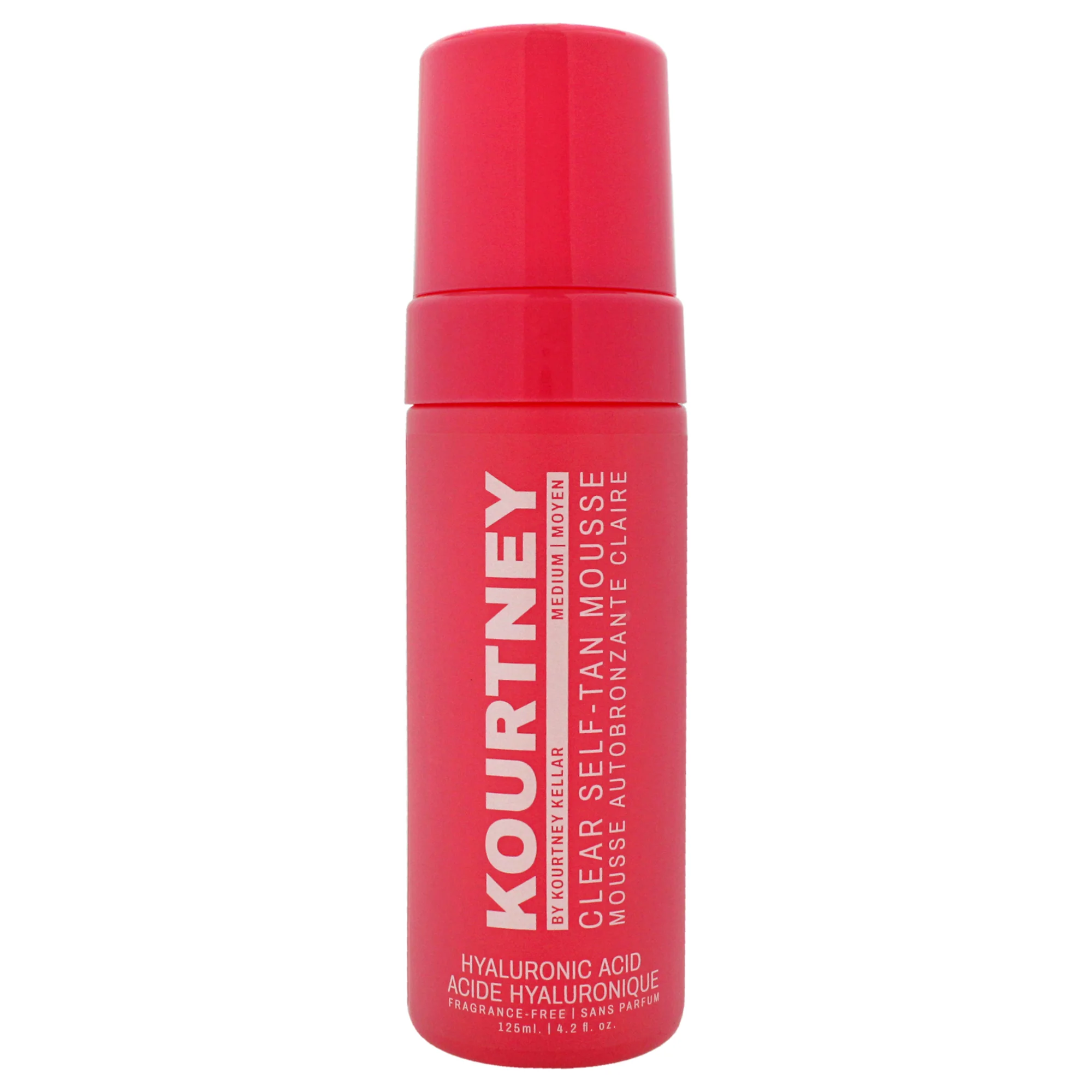 Kourtney Clear Self-Tan Mousse - Medium by Kourtney Kellar for Women - 4.2 oz Mousse - Olabens