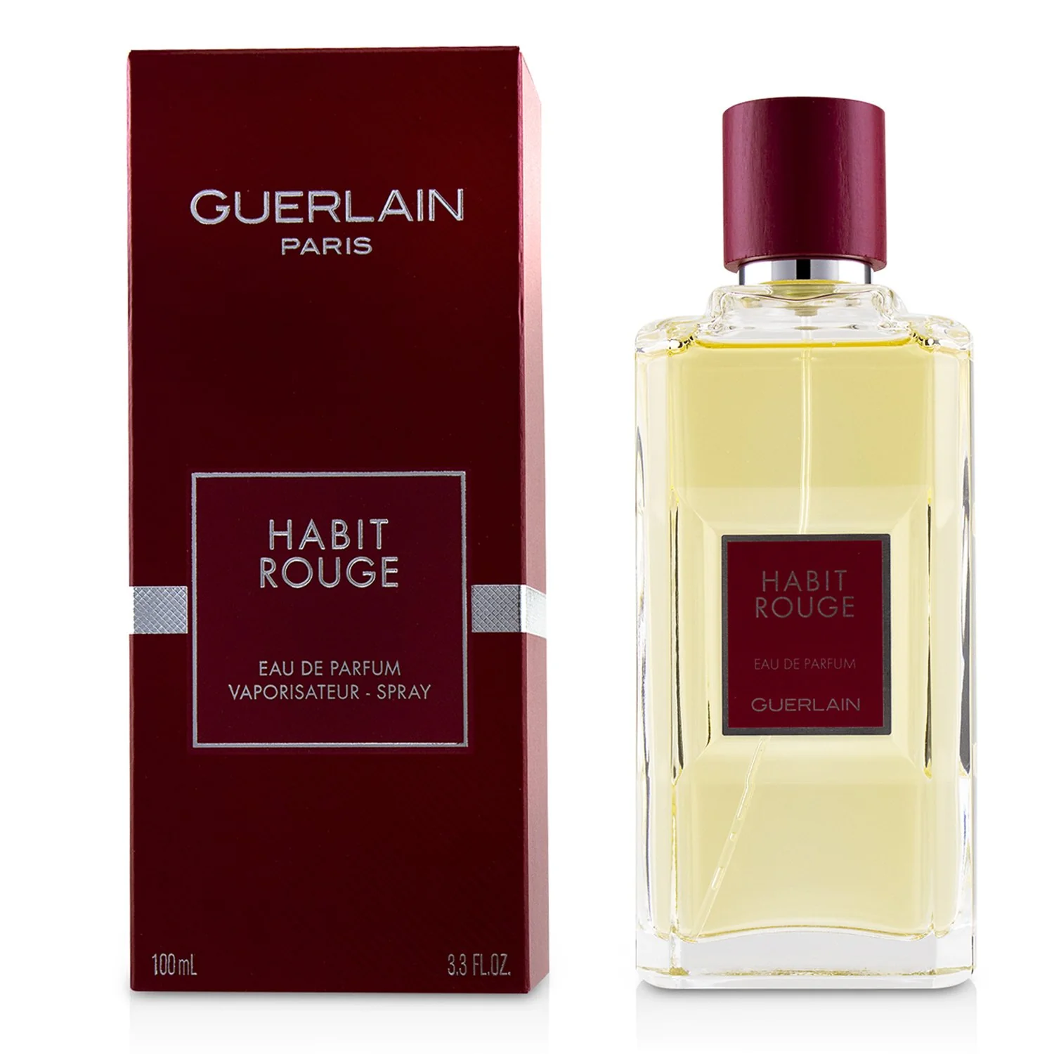 Guerlain Habit Rouge Eau De Parfum Spray  100ml/3.4oz - Olabens