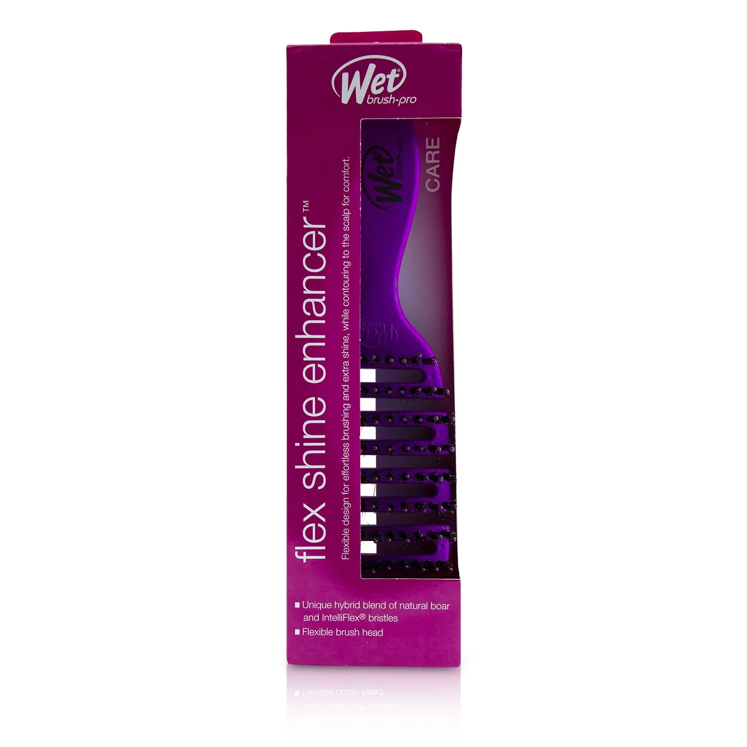 Wet Brush Pro Flex Dry Shine Enhancer Boar Bristle - # Purple  1p - Olabens
