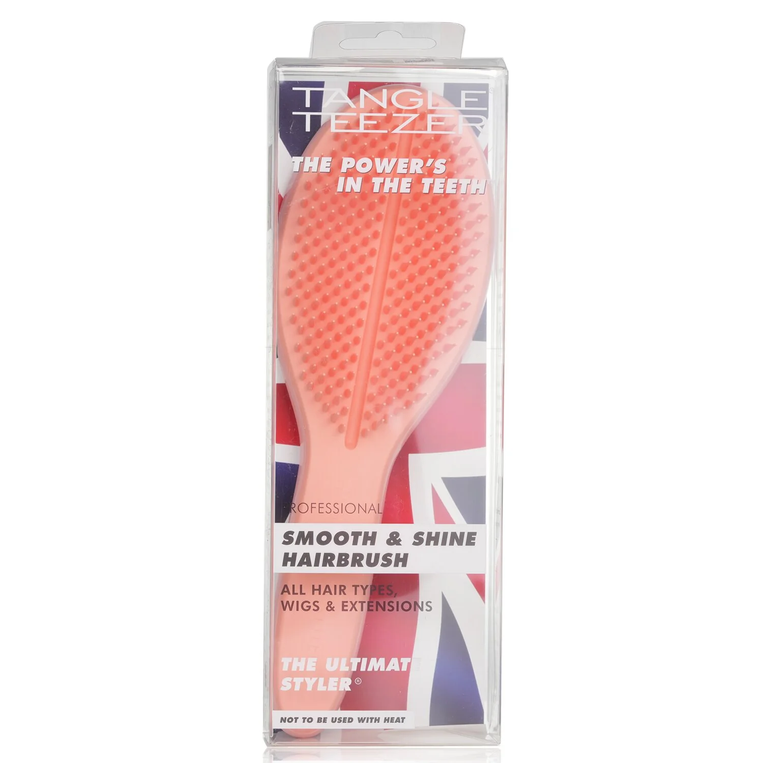 Tangle Teezer The Ultimate Styler Professional Smooth & Shine Hair Brush - # Peach Glow  1pc - Olabens