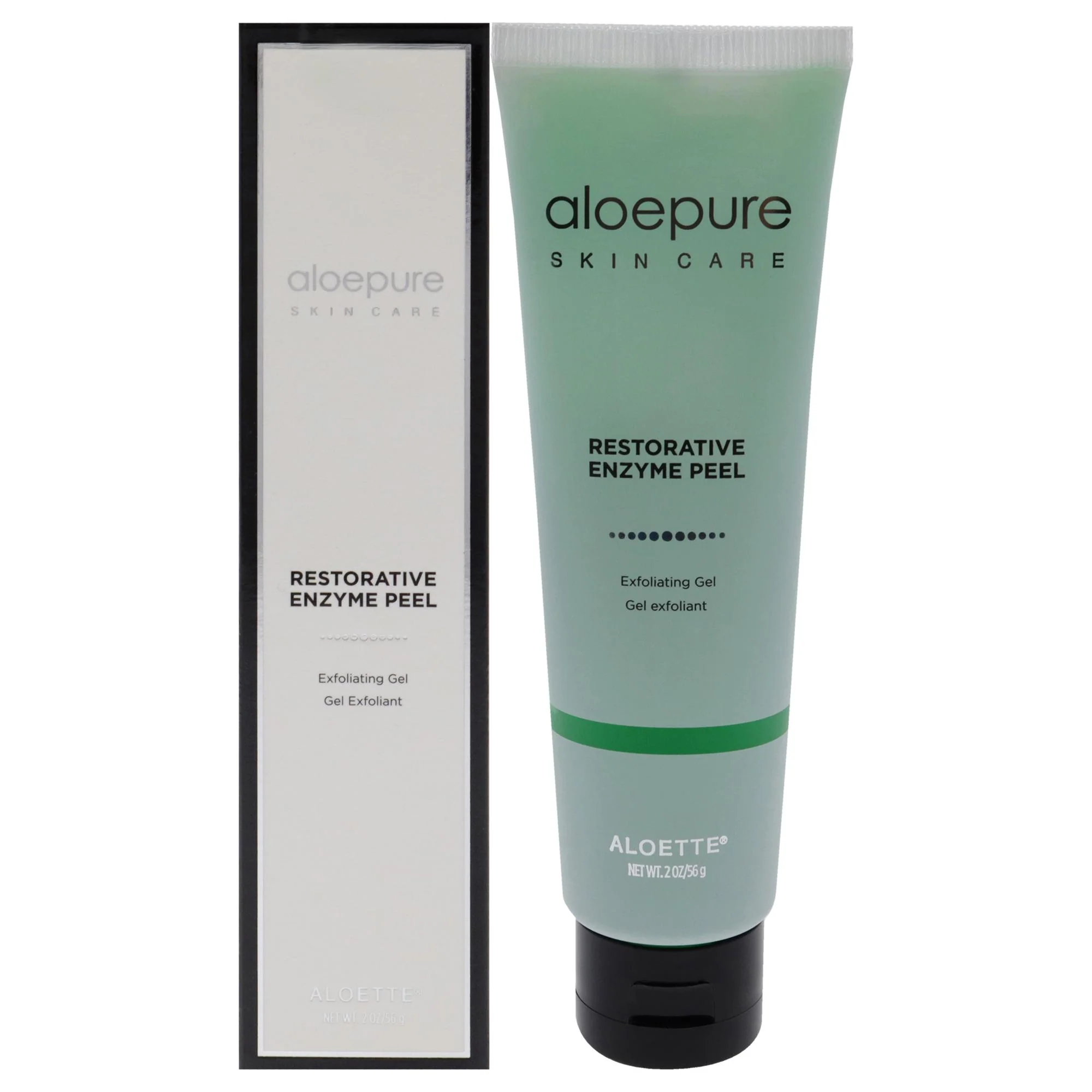 Aloepure Restorative Enzyme Peel Exfoliating Gel by Aloette for Unisex - 2 oz Gel - Olabens