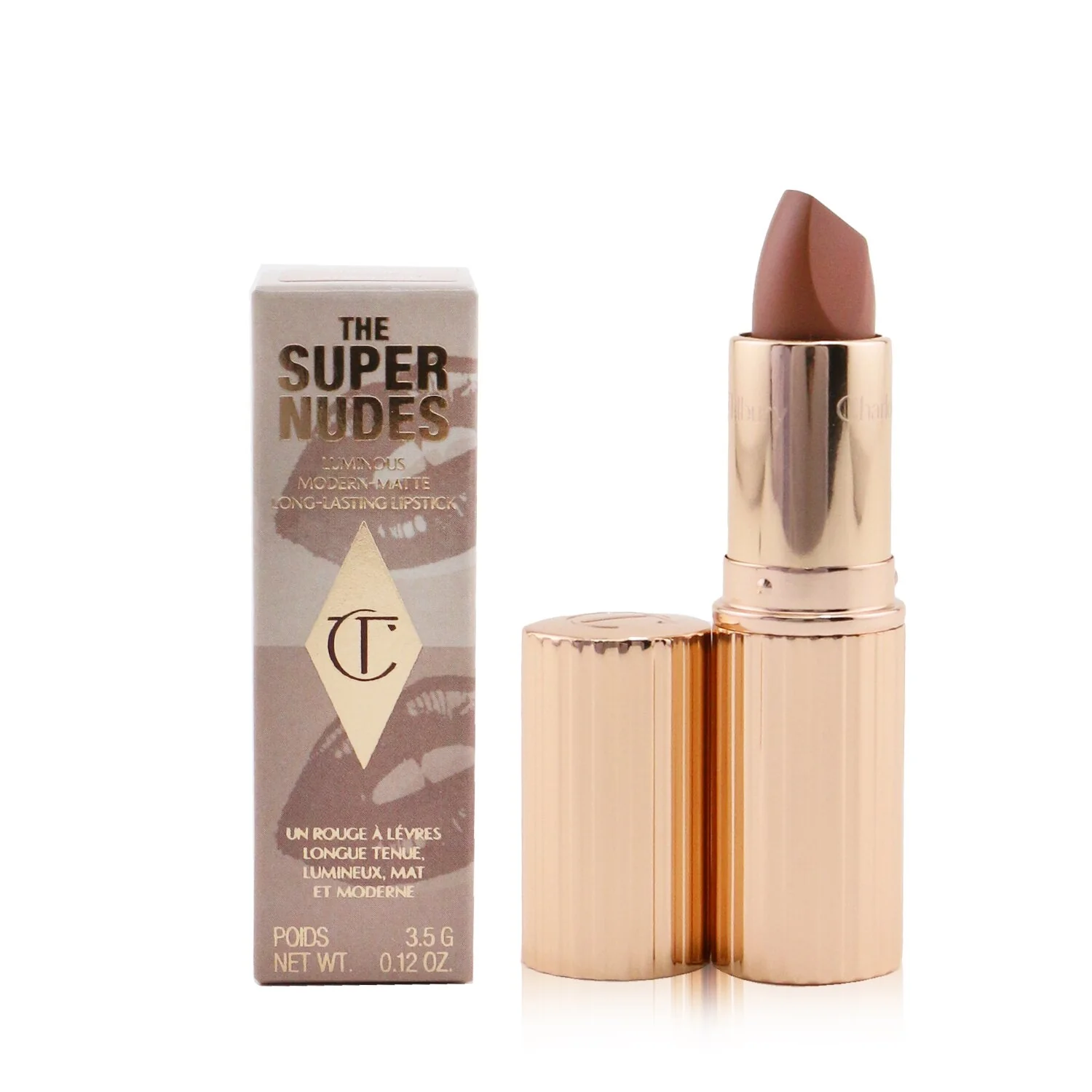 Charlotte Tilbury Matte Revolution (The Super Nudes) - # Catwalking (Neutral Nude Peach)  3.5g/0.12oz - Olabens