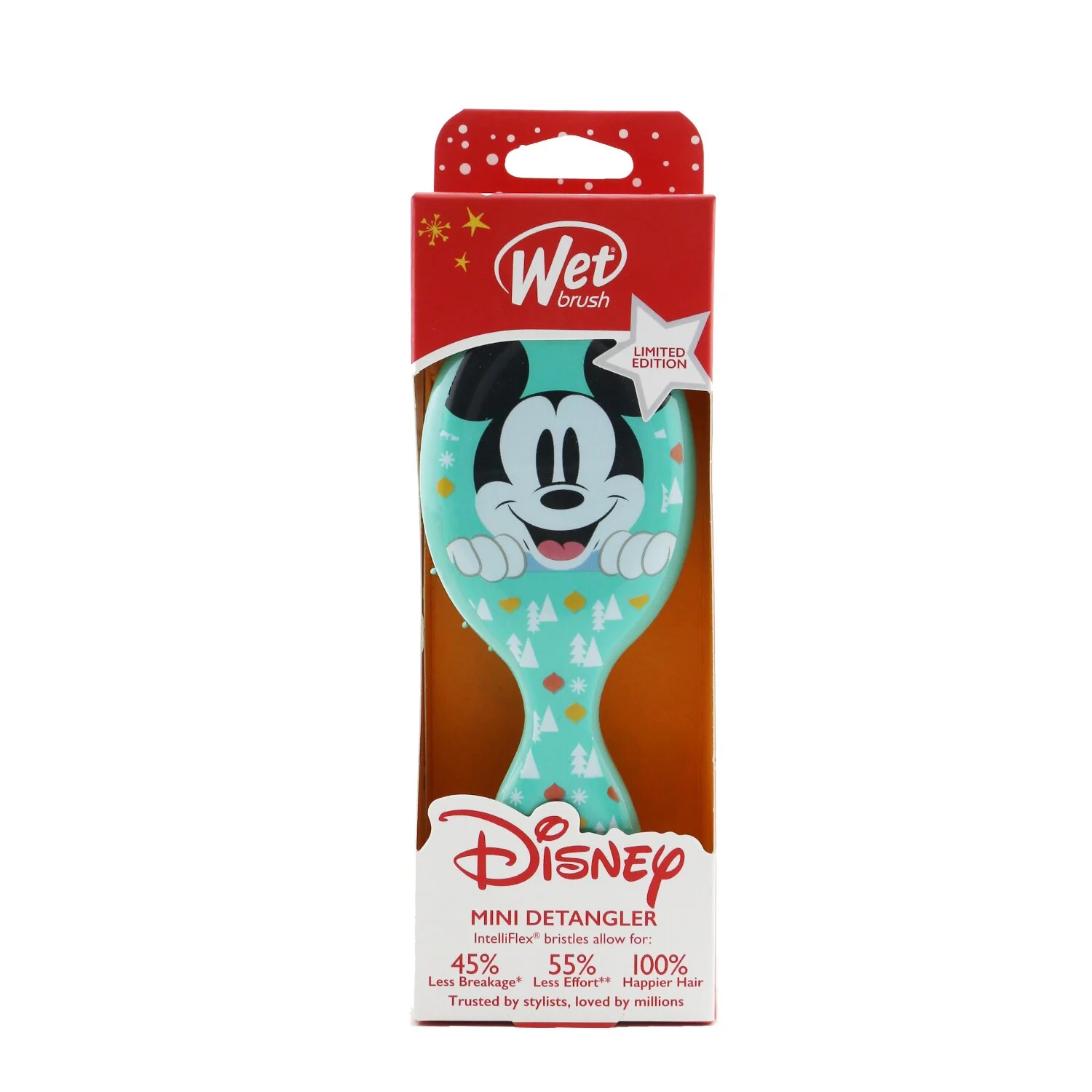 Wet Brush Mini Detangler Disney Classics - # Love And Joy Teal (Limited Edition) - Olabens