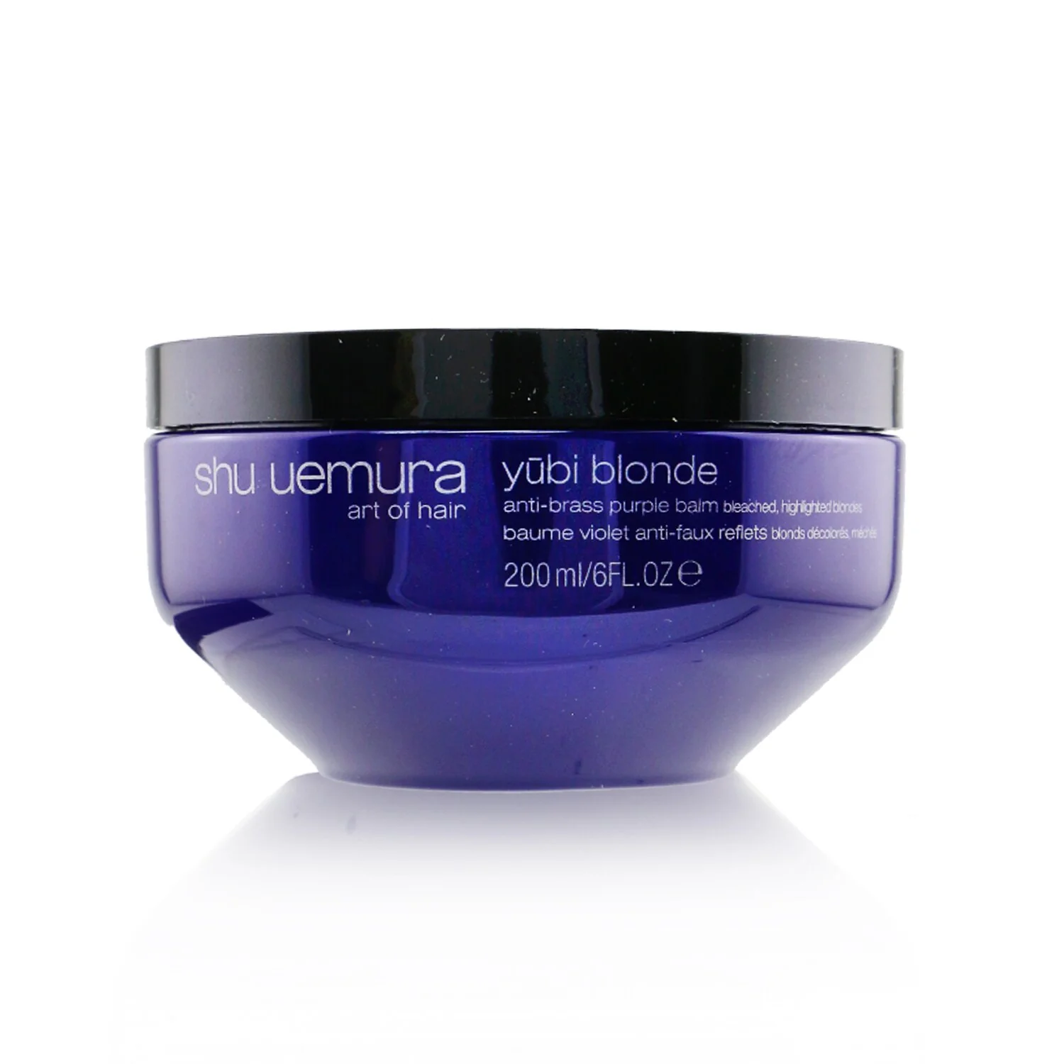 Shu Uemura Yubi Blonde Anti-Brass Purple Balm (Hair Mask) - Bleached, Highlighted Blondes  200ml/6oz - Olabens