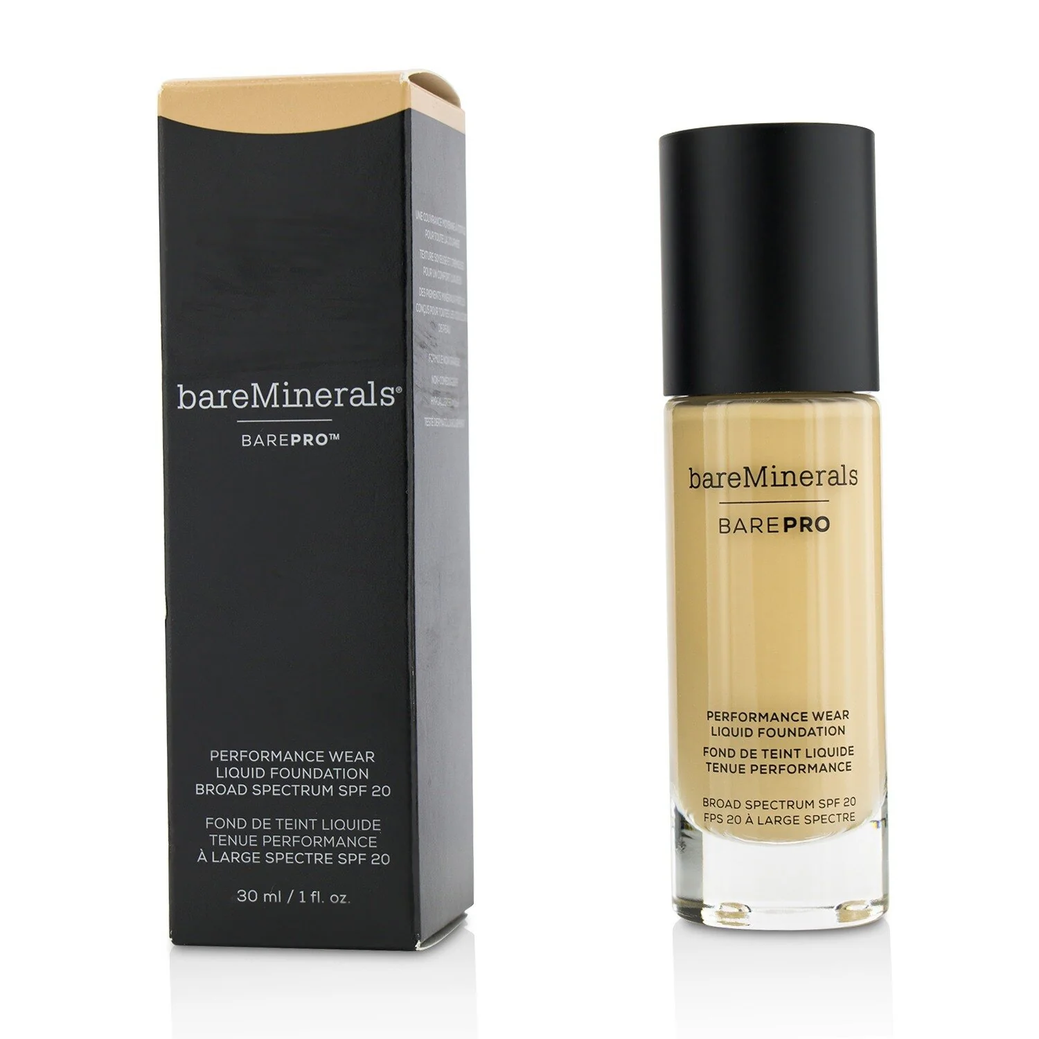 BareMinerals BarePro Performance Wear Liquid Foundation SPF20 - # 19 Toffee  30ml/1oz - Olabens