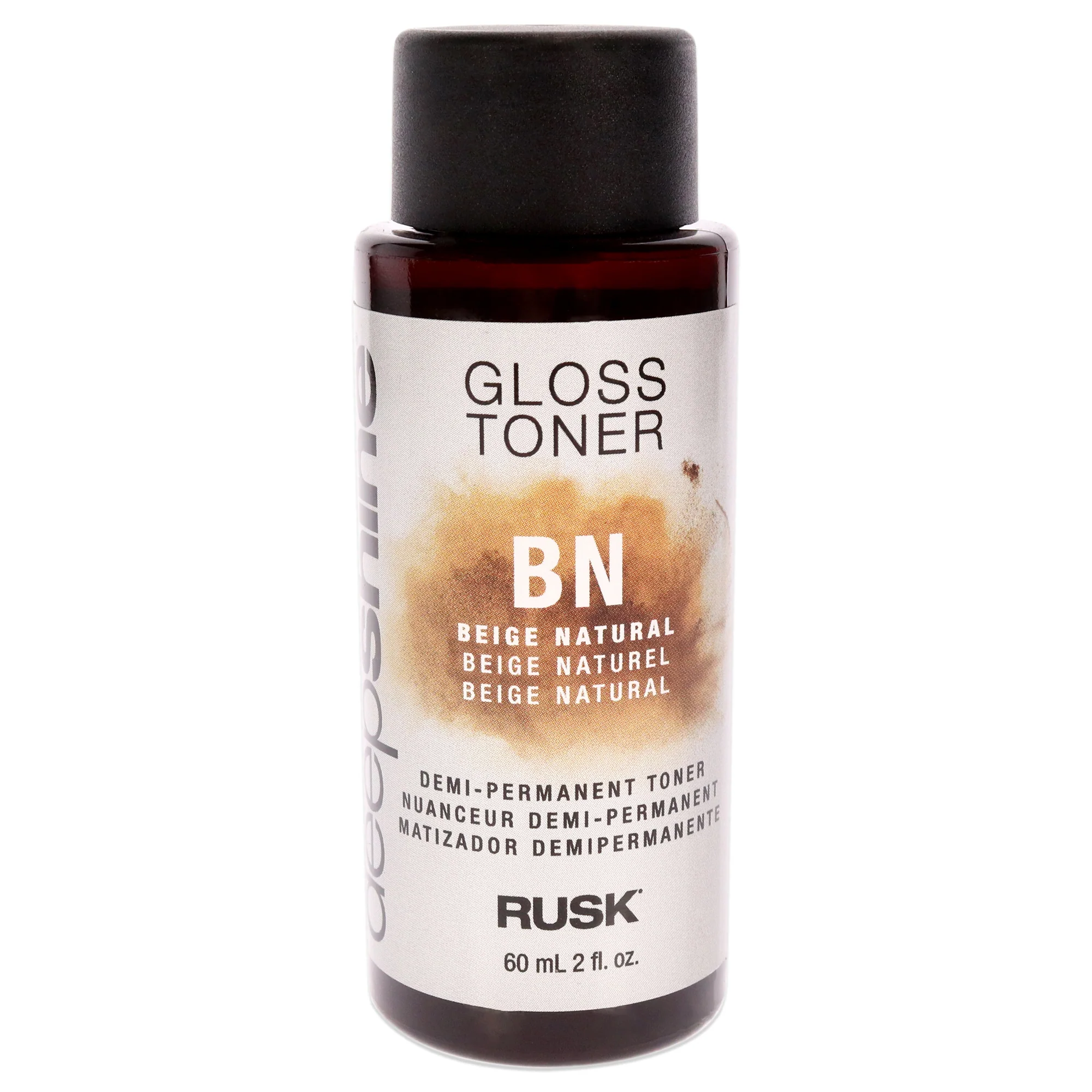 Deepshine Gloss Demi-Permanent Toner - BN Beige Natural by Rusk for Unisex - 2 oz Hair Color - Olabens