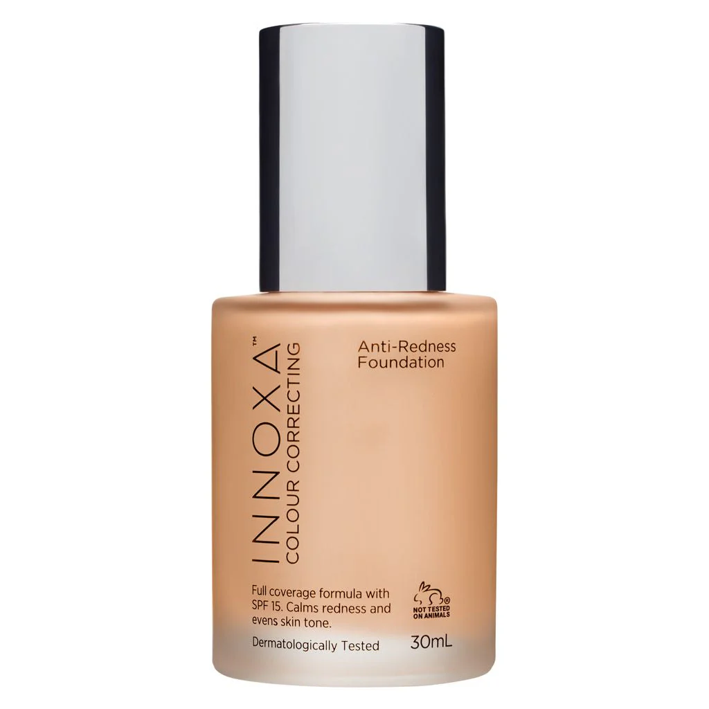 Innoxa Anti-Redness Foundation 30ml - Sand - Olabens