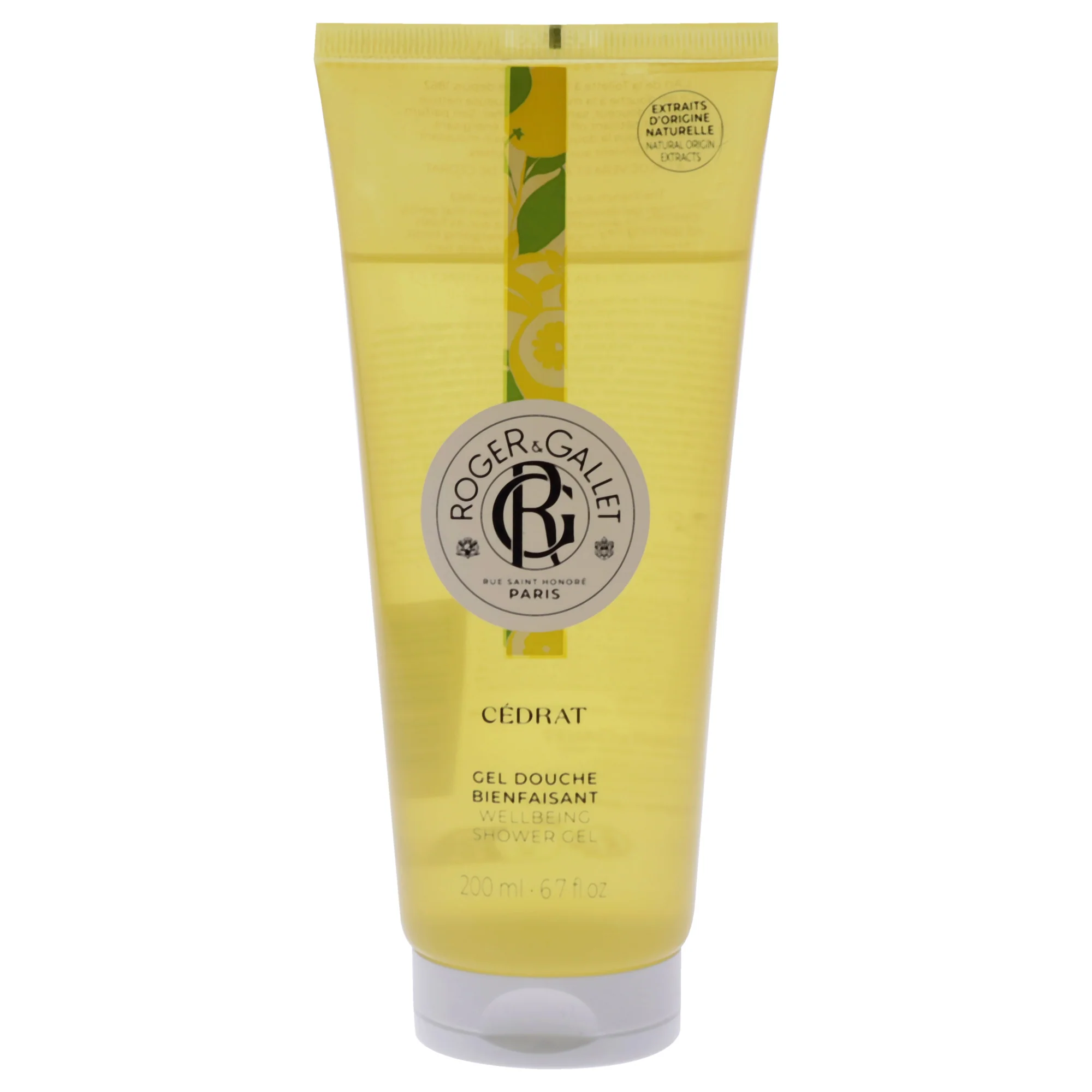 Roger & Gallet Wellbeing Shower Gel - Citron by Roger & Gallet for Unisex - 6.7 oz Shower Gel - Olabens