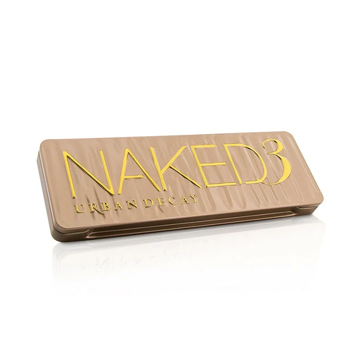 Urban Decay Naked 3 Eyeshadow Palette: 12x Eyeshadow, 1x Doubled Ended Shadow/Blending Brush - Olabens