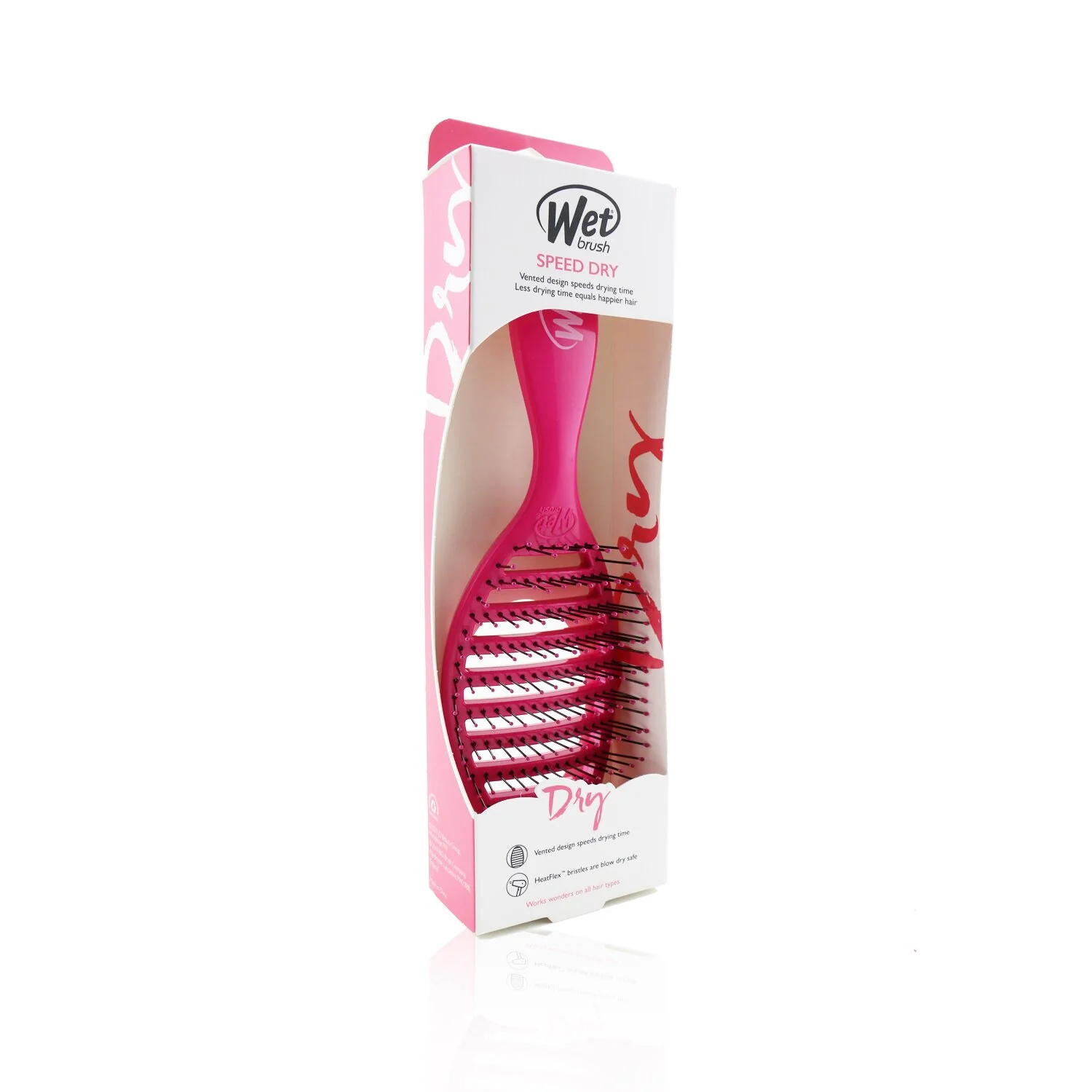 Wet Brush Speed Dry Detangler - # Pink  1pc - Olabens