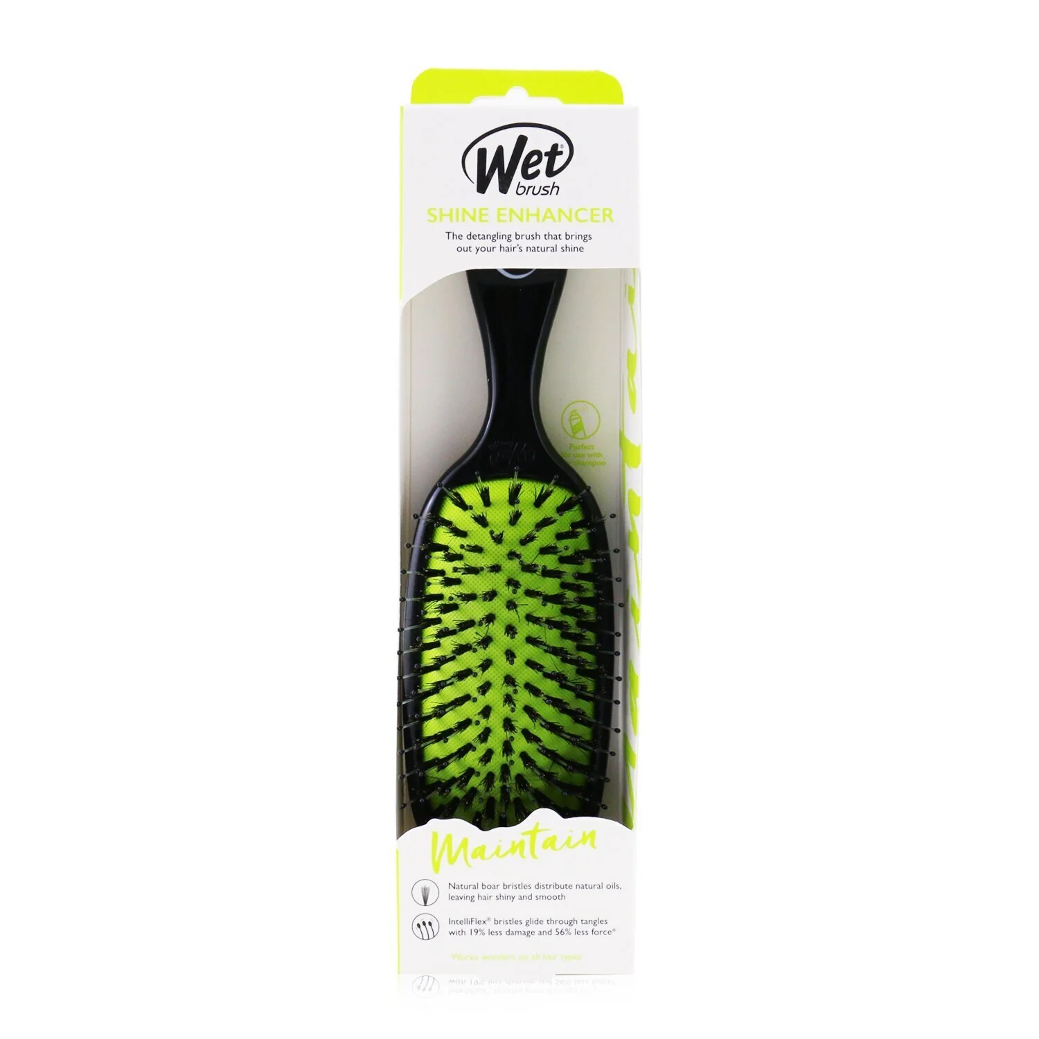 Wet Brush Shine Enhancer - # Black  1pc - Olabens