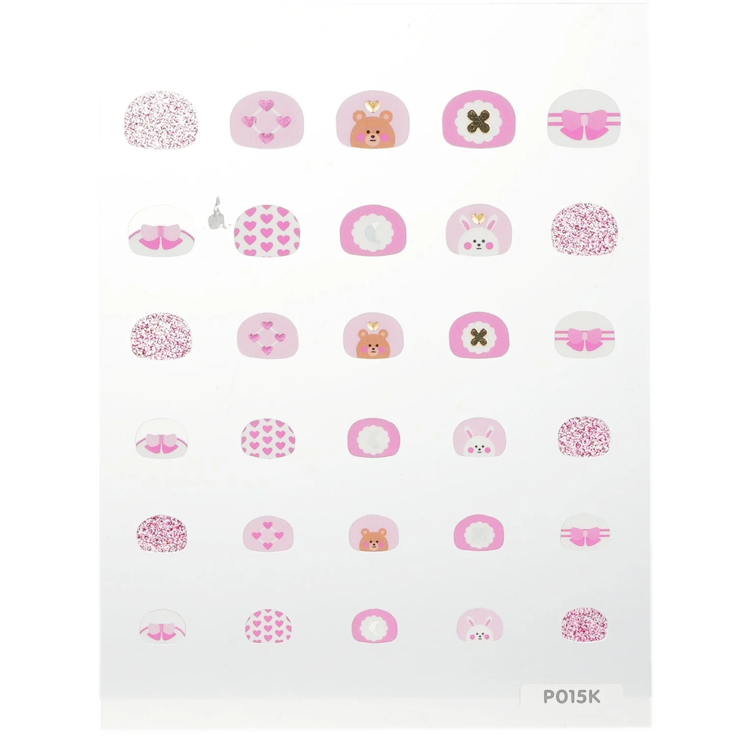 April Korea Princess Kids Nail Sticker - # P015K  1pack - Olabens