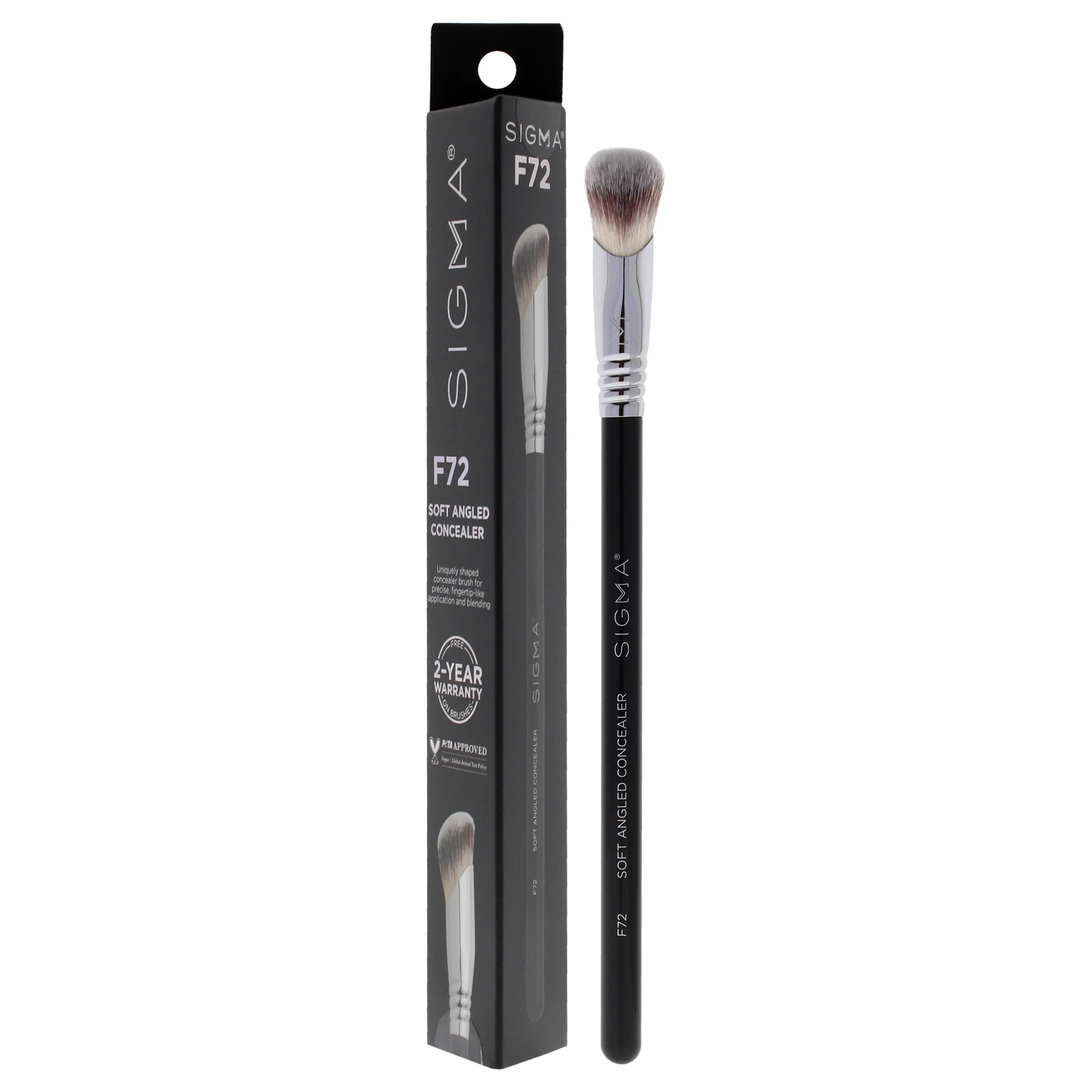 SIGMA Soft Angled Concealer Brush - F72 by SIGMA for Women - 1 Pc Brush - Olabens