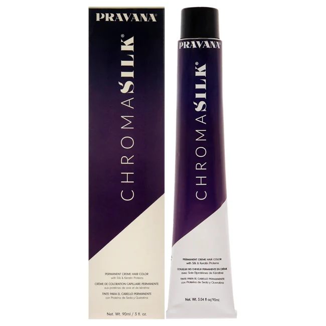 ChromaSilk Creme Hair Color - 7.35 Golden Mahogany Blonde by Pravana for Unisex - 3 oz Hair Color - Olabens