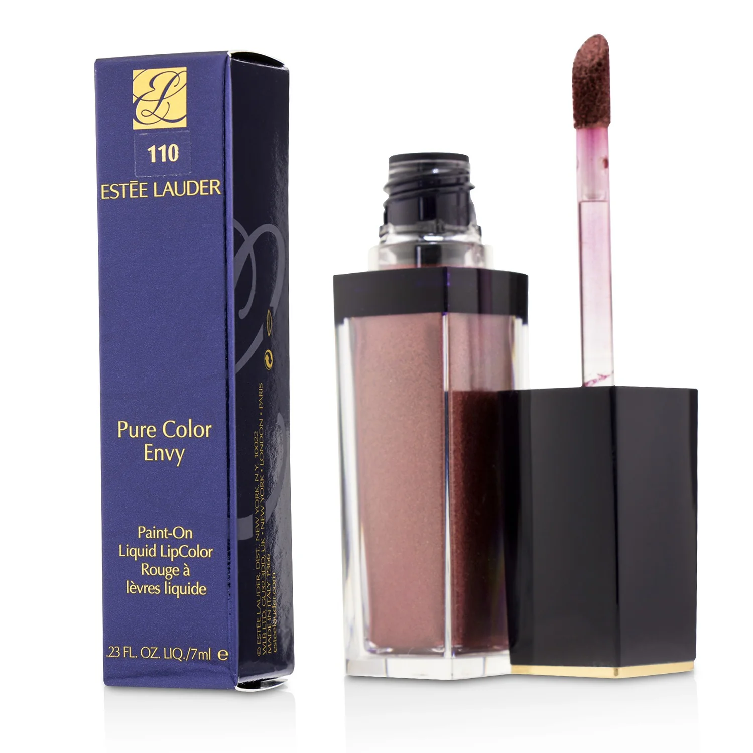 Estee Lauder Pure Color Envy Paint On Liquid LipColor - # 110 Chroma Copper (Metallic)  7ml/0.23oz - Olabens