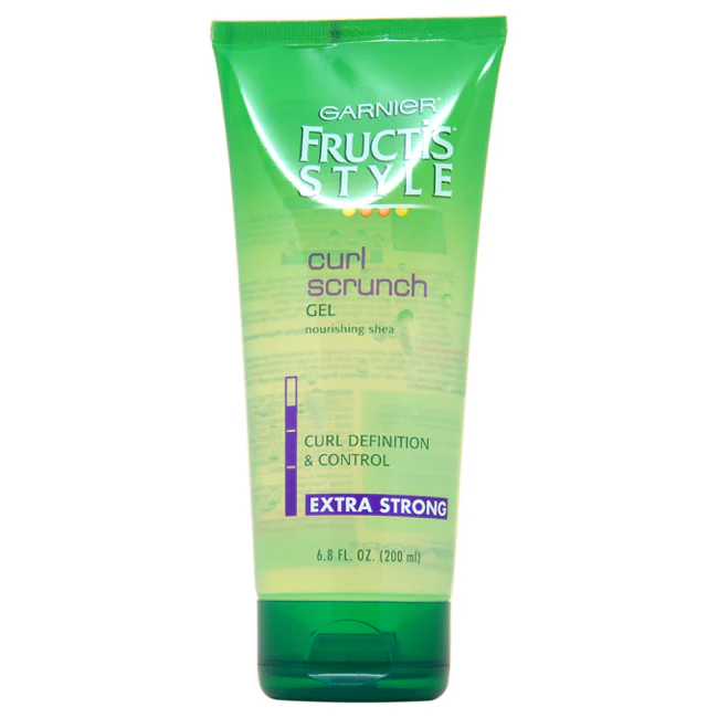 Garnier Fructis Style Curl Scrunch Gel Curl Definition Control Extra Strong by Garnier for Unisex - 6.8 oz Gel - Olabens
