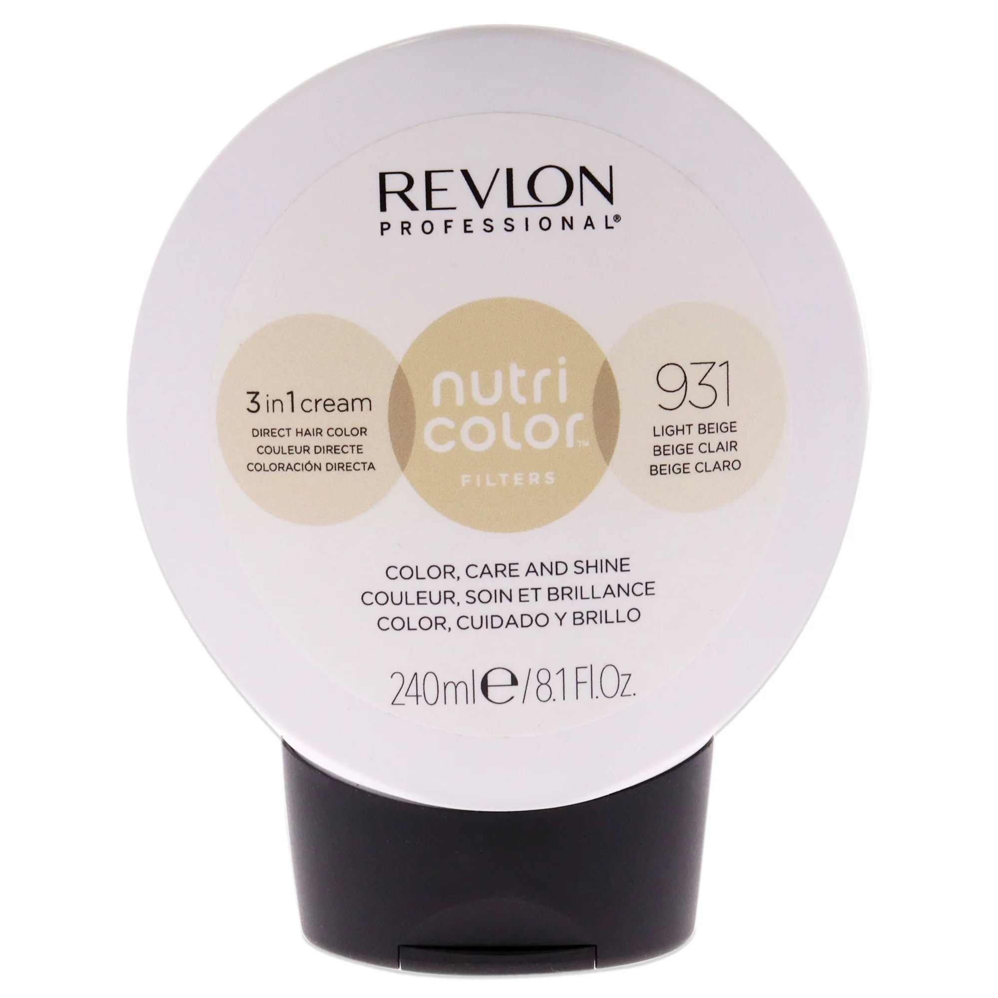 Revlon Nutri Color Cream - 931 Light Beige by Revlon for Unisex - 8.1 oz Hair Color - Olabens