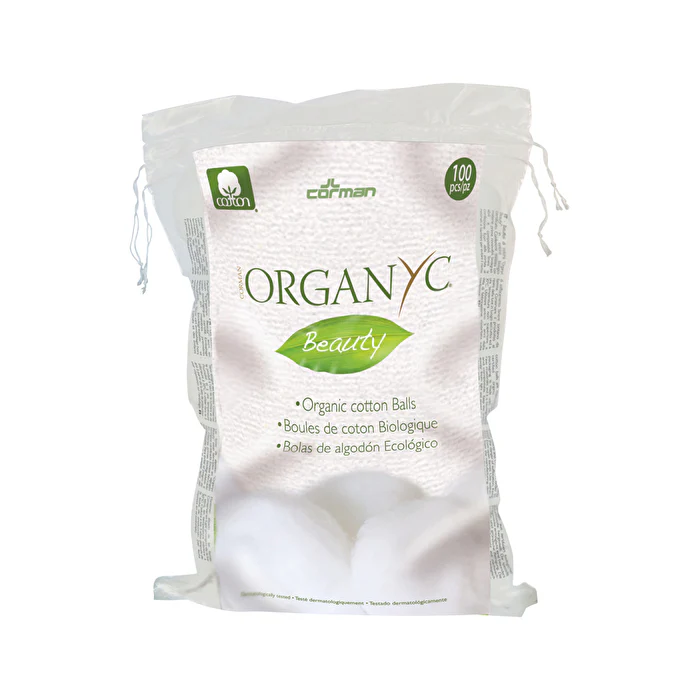 Organyc Beauty Organic Cotton Balls x 100 Pack - Olabens