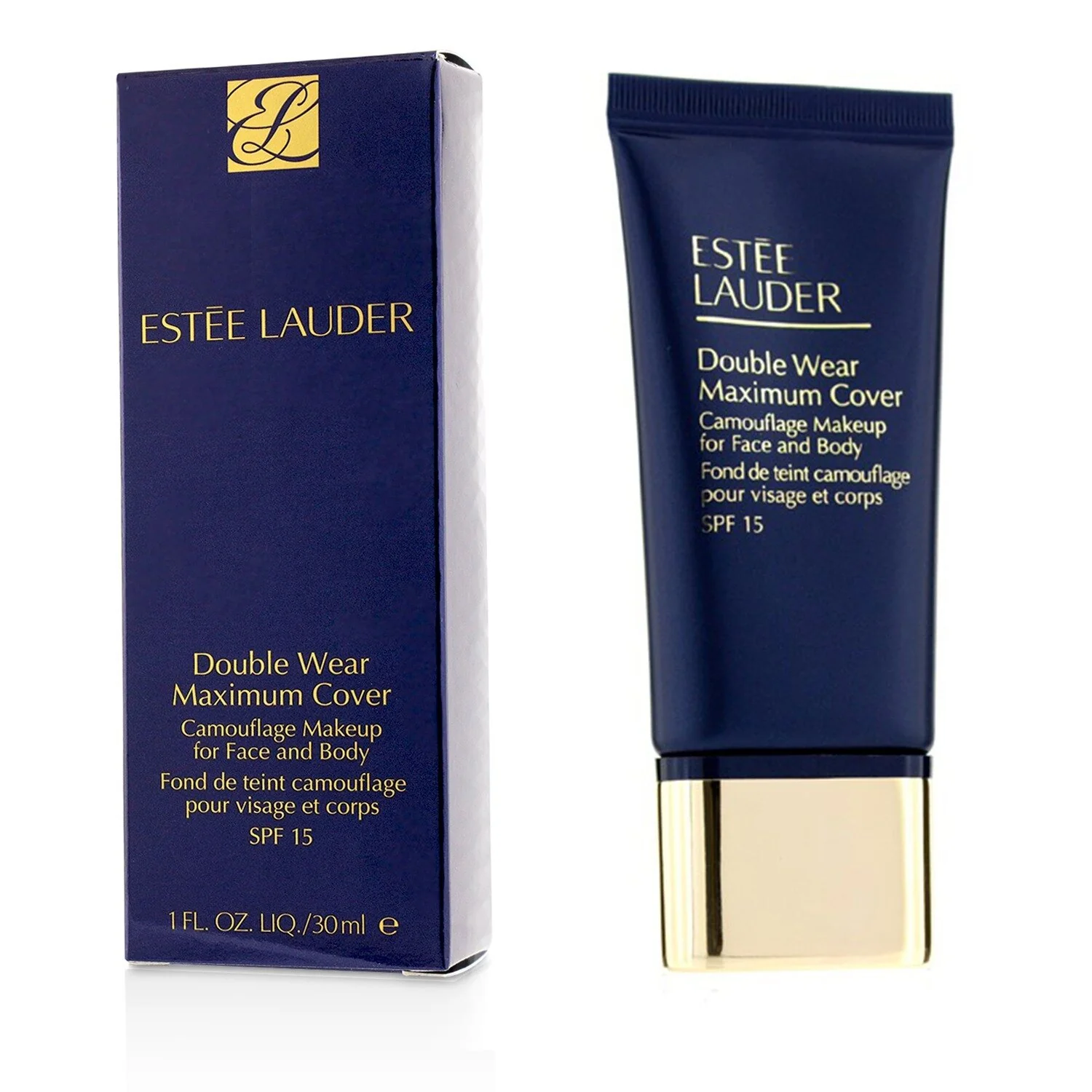 Estee Lauder Double Wear Maximum Cover Camouflage Make Up (Face & Body) SPF15 - #14 Spiced Sand (4N2)  30ml/1oz - Olabens