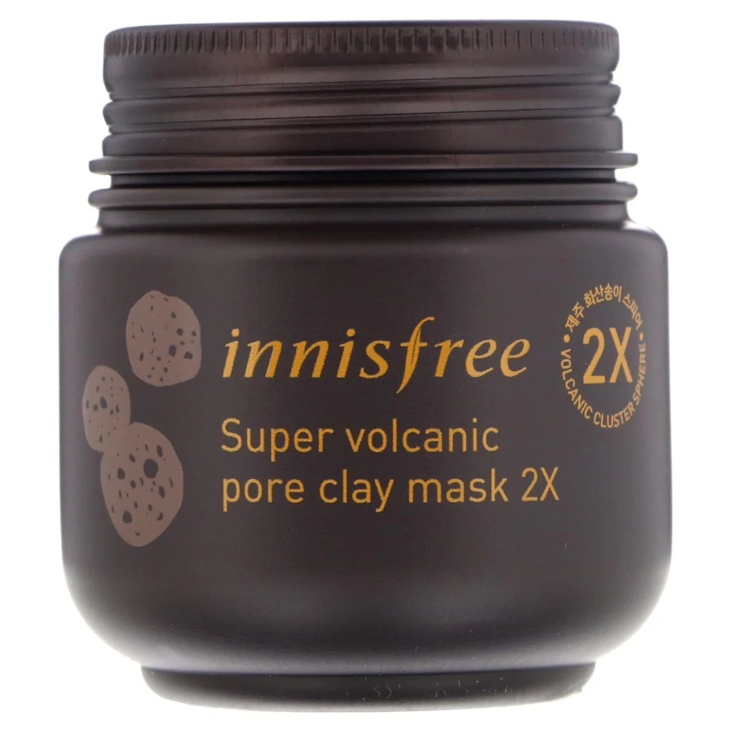 Innisfree Super Volcanic Pore Clay Mask 2X 100ml - Olabens