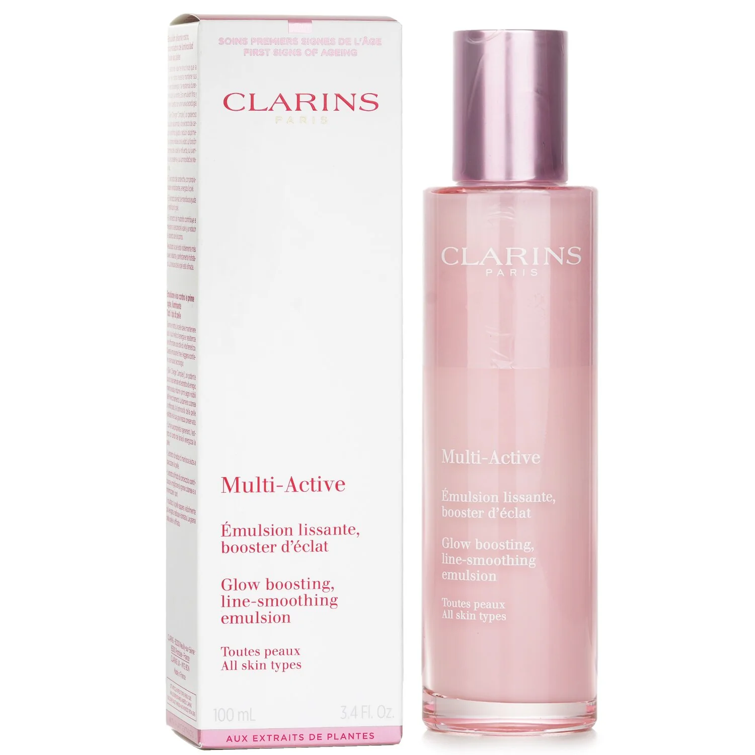 Clarins Multi-Active Glow Boosting Line-Smoothing Emulsion All Skin Types  100ml/3.4oz - Olabens