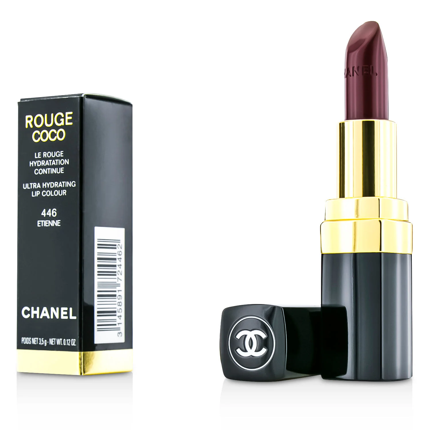 Chanel Rouge Coco Ultra Hydrating Lip Colour - # 446 Etienne  3.5g/0.12oz - Olabens