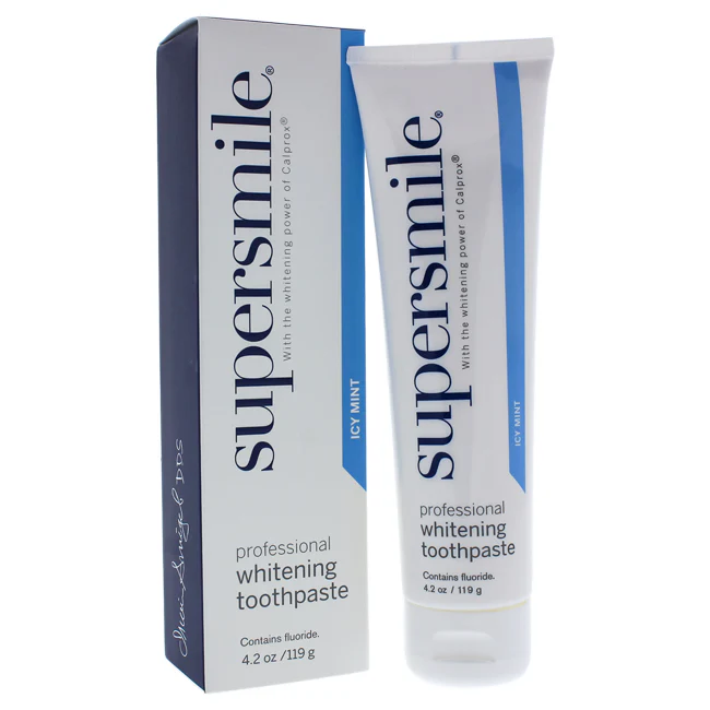 Supersmile Professional Whitening Toothpaste - Icy Mint by Supersmile for Unisex - 4.2 oz Toothpaste - Olabens