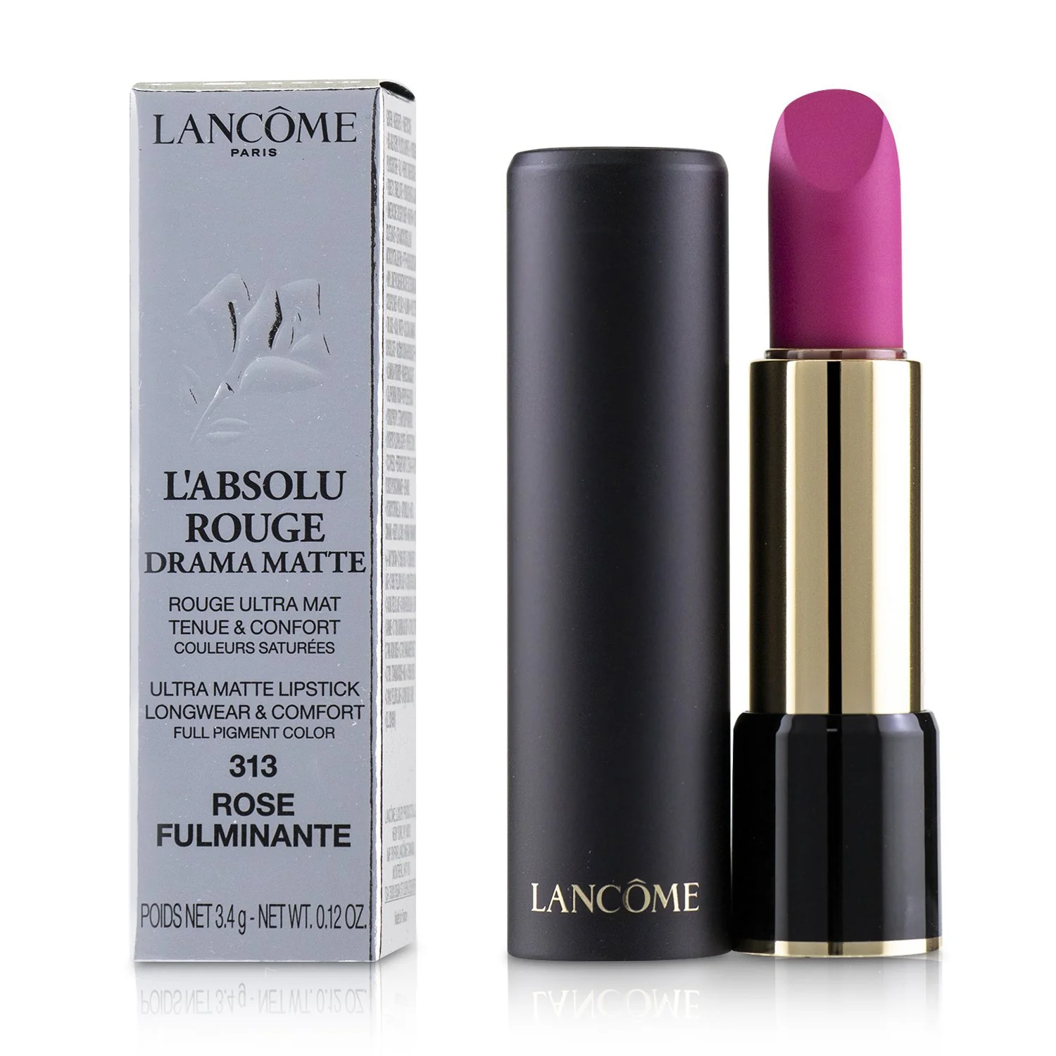 Lancome L'Absolu Rouge Drama Matte Lipstick - # 382 Pink Exaltation  3.4g/0.12oz - Olabens