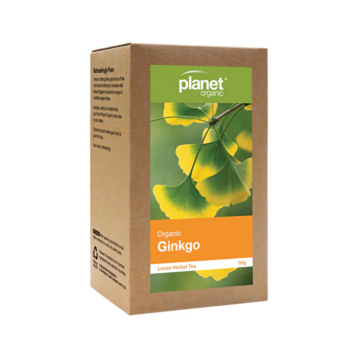 Planet Organic Organic Ginkgo Loose Leaf Tea 50g - Olabens