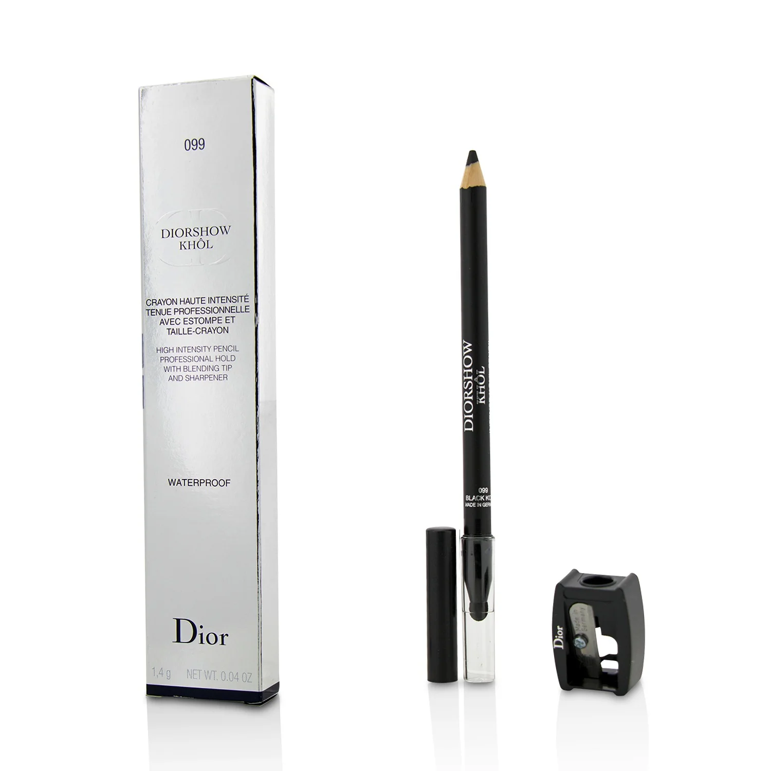 Christian Dior Diorshow Khol Pencil Waterproof With Sharpener - # 009 White Khol  1.4g/0.04oz - Olabens
