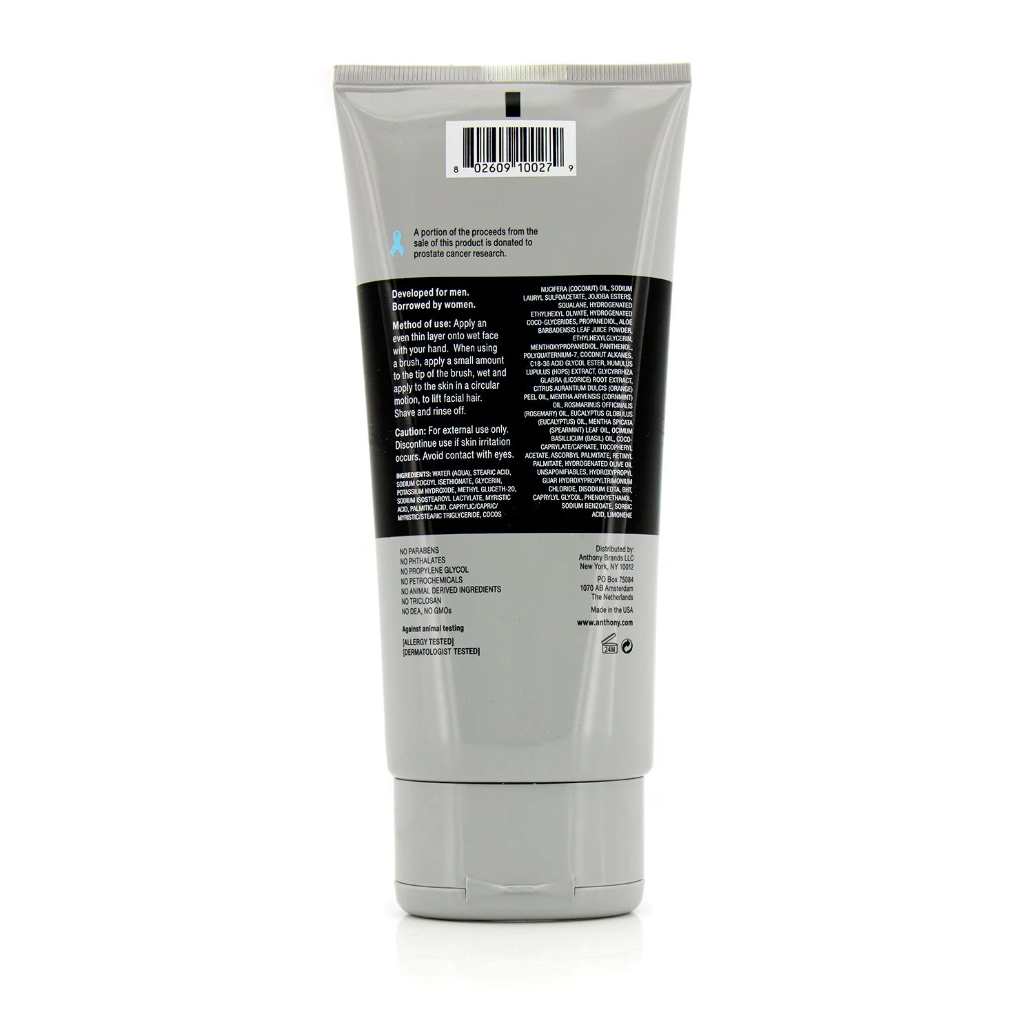 Anthony Logistics For Men Shave Cream  177ml/6oz - Olabens