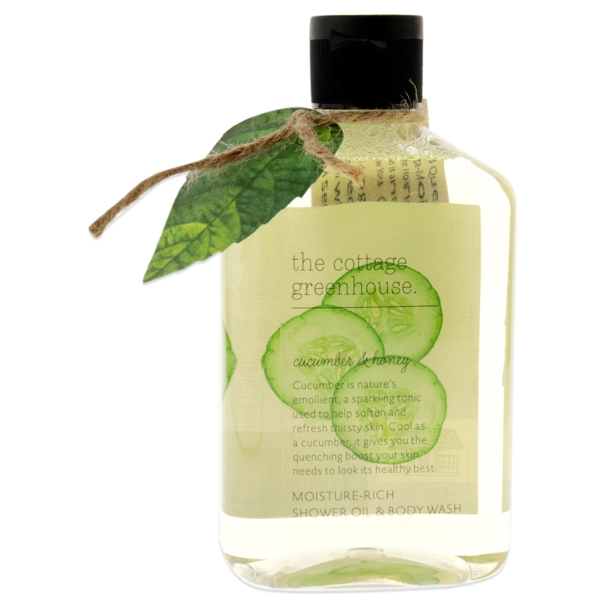 Rich and Repair Body Wash - Cucumber and Honey by The Cottage Greenhouse for Unisex - 11.5 oz Body Wash - Olabens