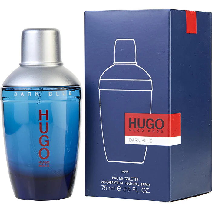Hugo Boss Dark Blue Eau De Toilette Spray 75ml/2.5oz - Olabens