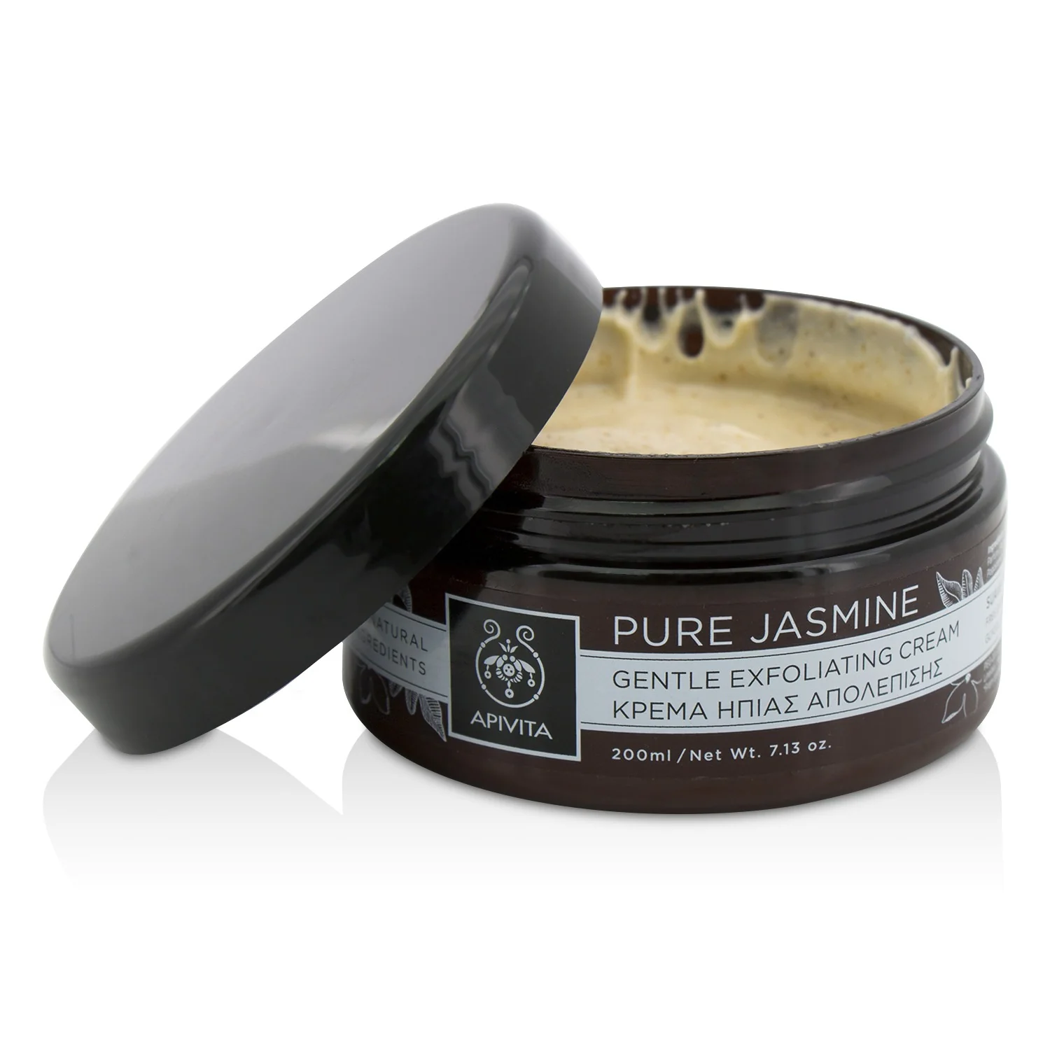 Apivita Pure Jasmine Gentle Exfoliating Cream  200ml/7.13oz - Olabens