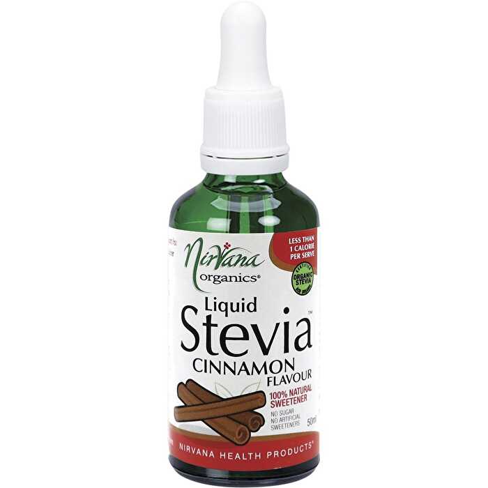 Nirvana Organics Liquid Stevia Cinnamon 50ml - Olabens