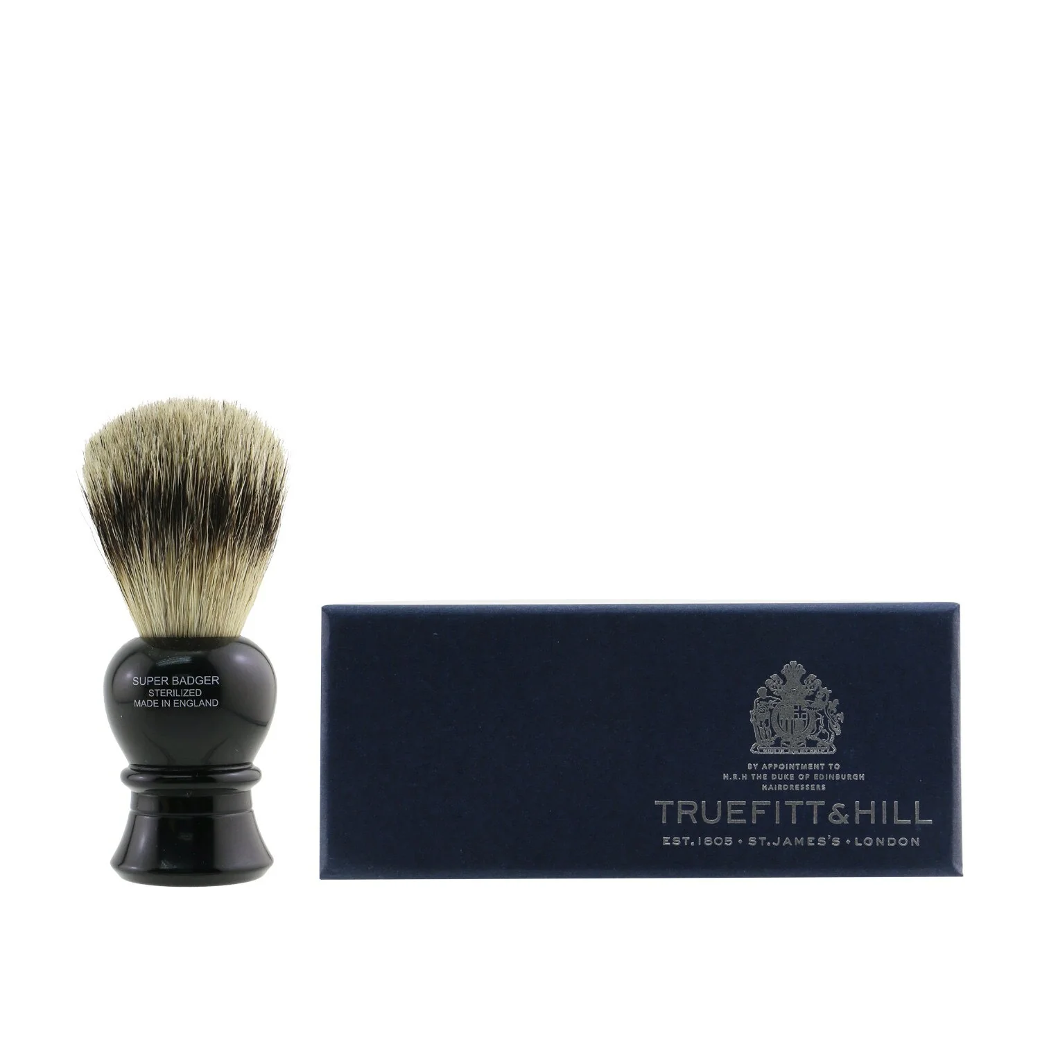 Truefitt & Hill Carlton Super Badger Shave Brush - # Ebony - Olabens