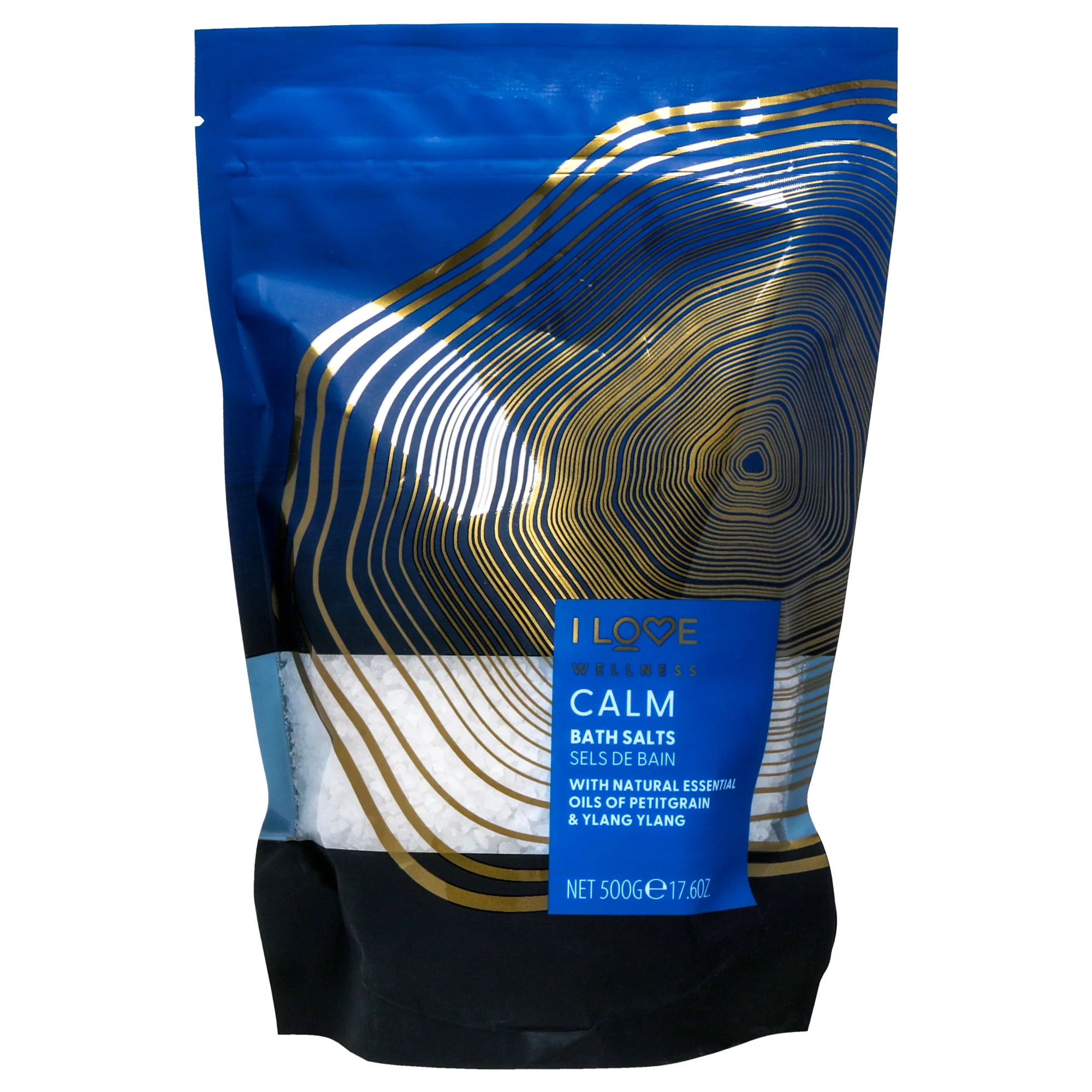 Wellness Bath Salts - Calm by I Love Cosmetics for Women - 17.6 oz Bath Salts - Olabens