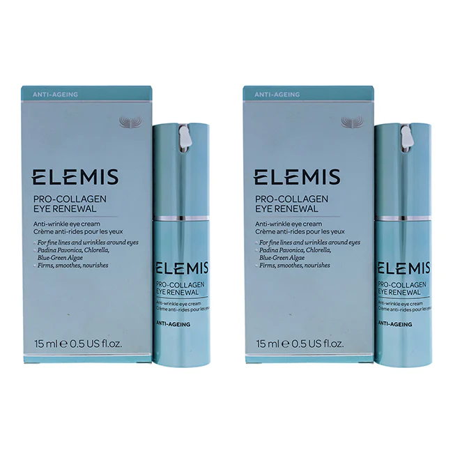 Elemis Pro-Collagen Eye Renewal by Elemis for Unisex - 0.5 oz Eye Cream - Pack of 2 - Olabens
