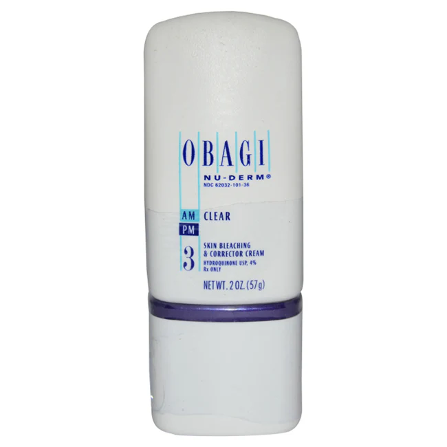Obagi Obagi Nu-Derm #3 Clear Skin Bleaching & Corrector Cream by Obagi for Women - 2 oz Cream - Olabens