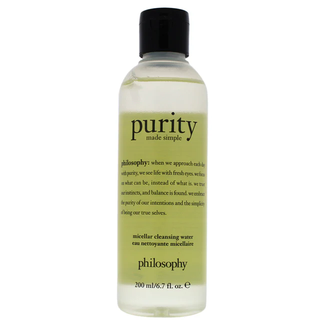 Philosophy Purity Made Simple Micellar Cleansing Water by Philosophy for Women - 6.7 oz Cleanser - Olabens