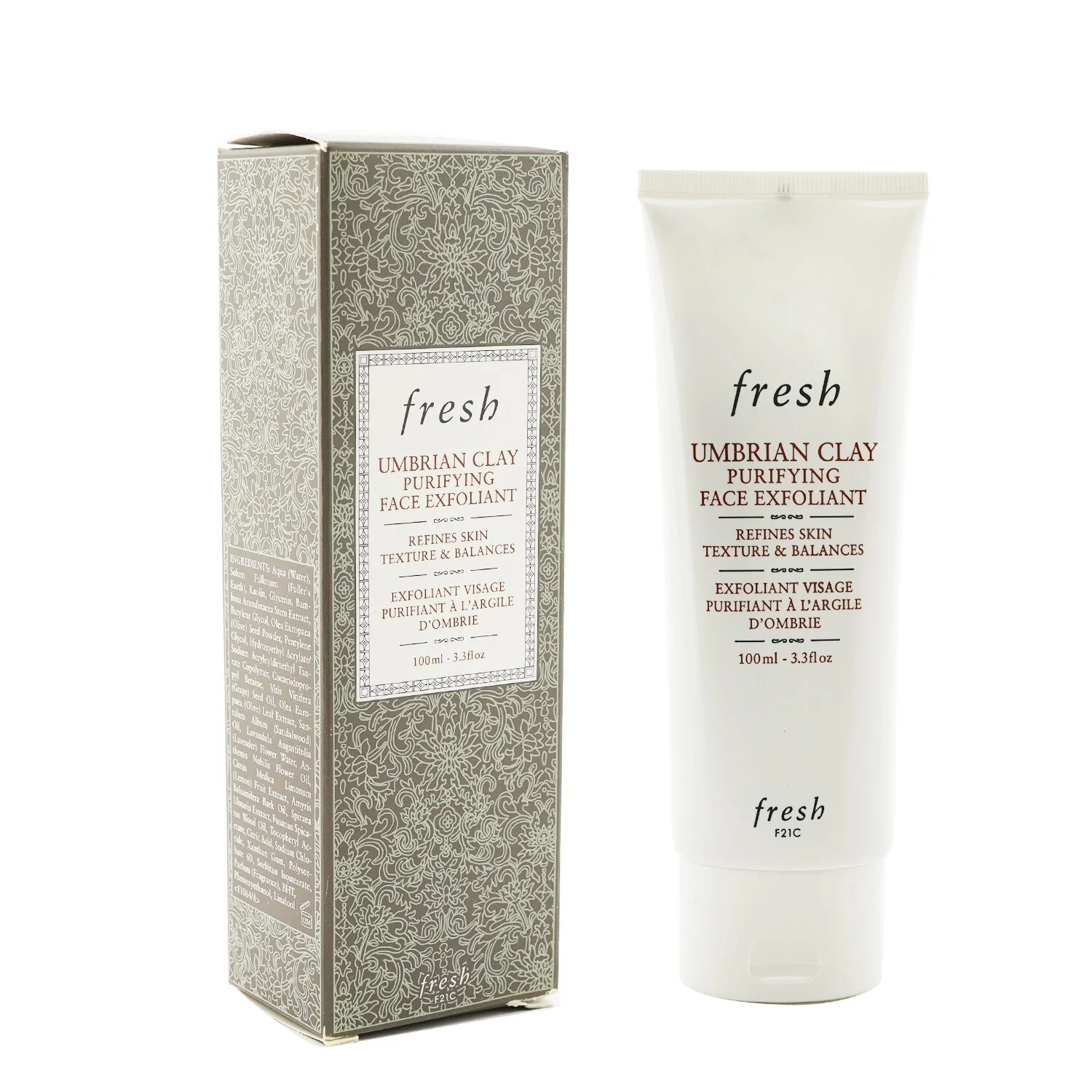 Fresh Umbrian Clay Mattifying Face Exfoliant - Normal to Oily Skin  100ml/3.3oz - Olabens