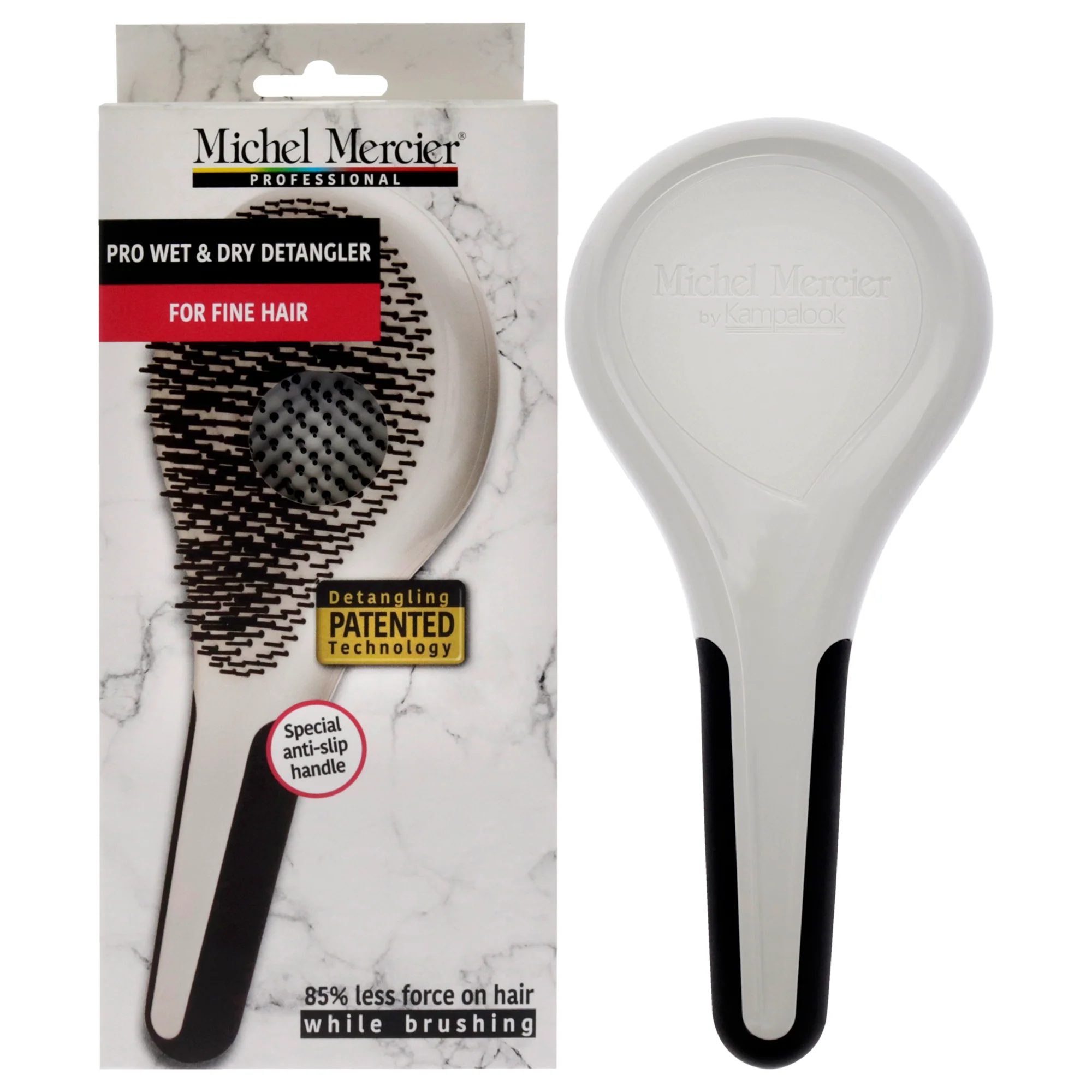 Pro Wet and Dry Detangler - Fine Hair by Michel Mercier for Unisex - 1 Pc Hair Brush - Olabens