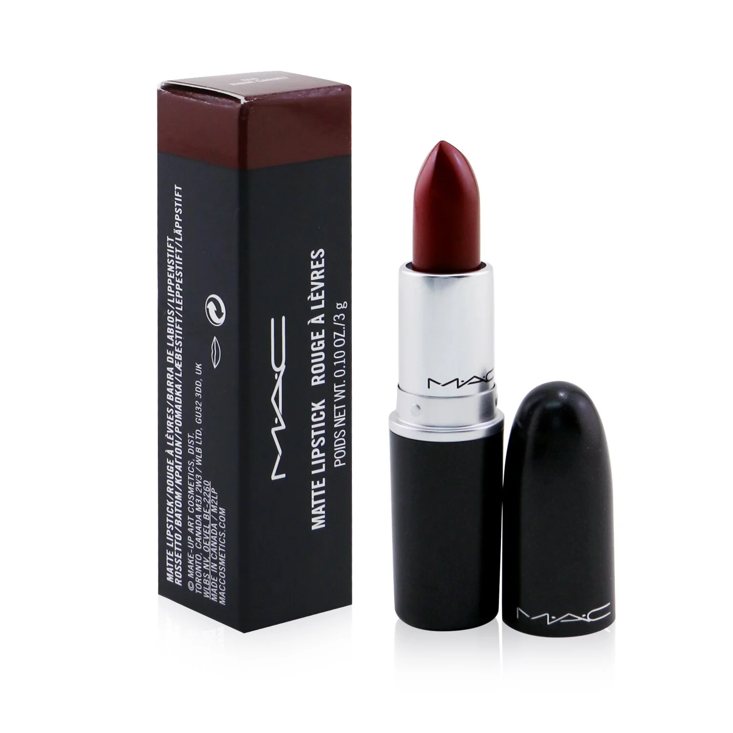 MAC Lipstick - # Avant Garnet (Matte)  3g/0.1oz - Olabens