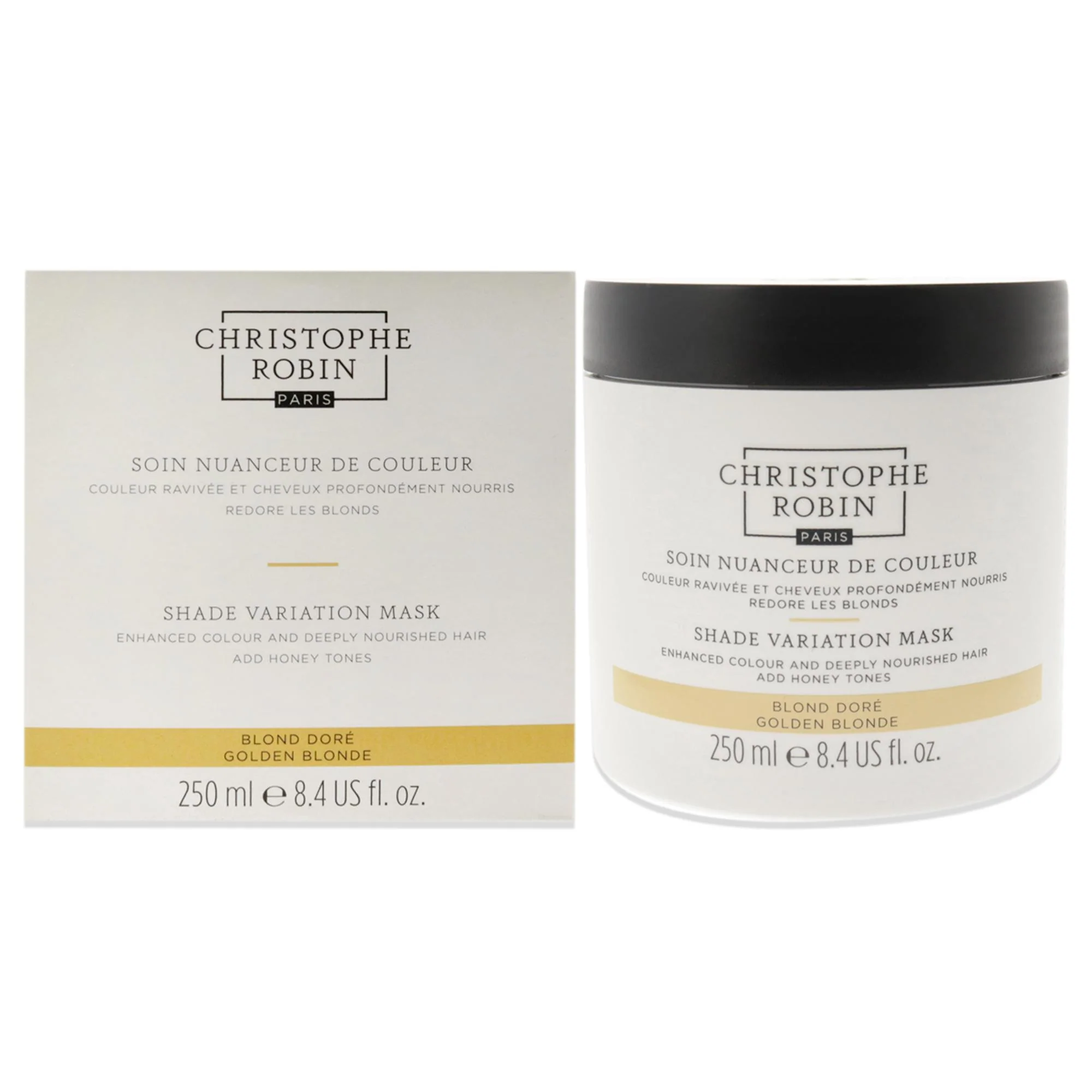Shade Variation Mask - Golden Blonde by Christophe Robin for Unisex - 8.33 oz Masque - Olabens