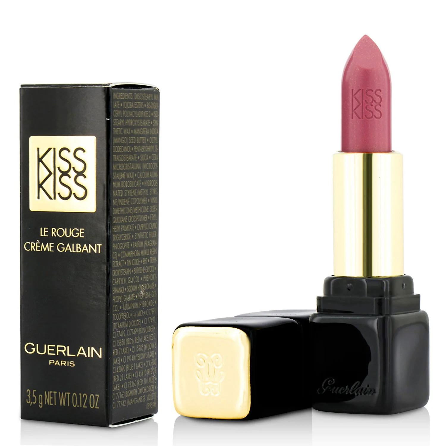 Guerlain KissKiss Shaping Cream Lip Colour - # 368 Baby Rose  3.5g/0.12oz - Olabens